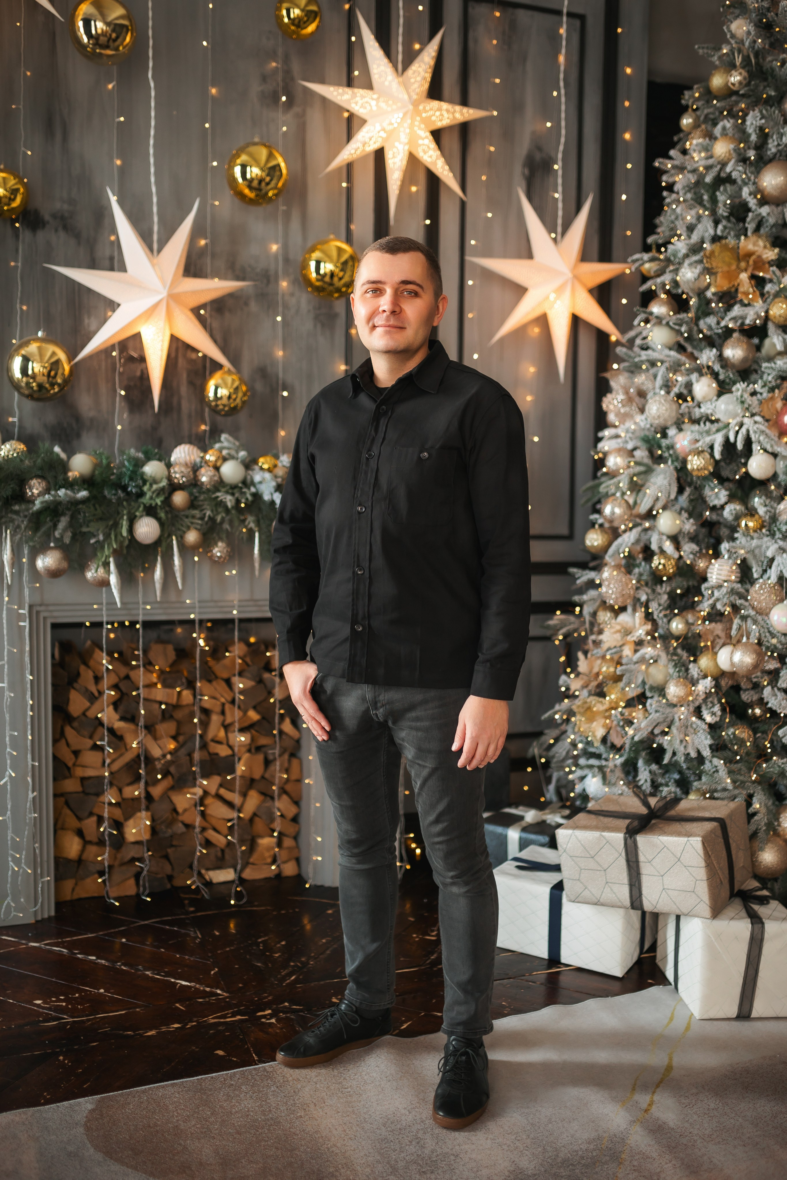 Семейная новогодняя фотосессия в Хабаровске. Свадебный фотограф в Хабаровске