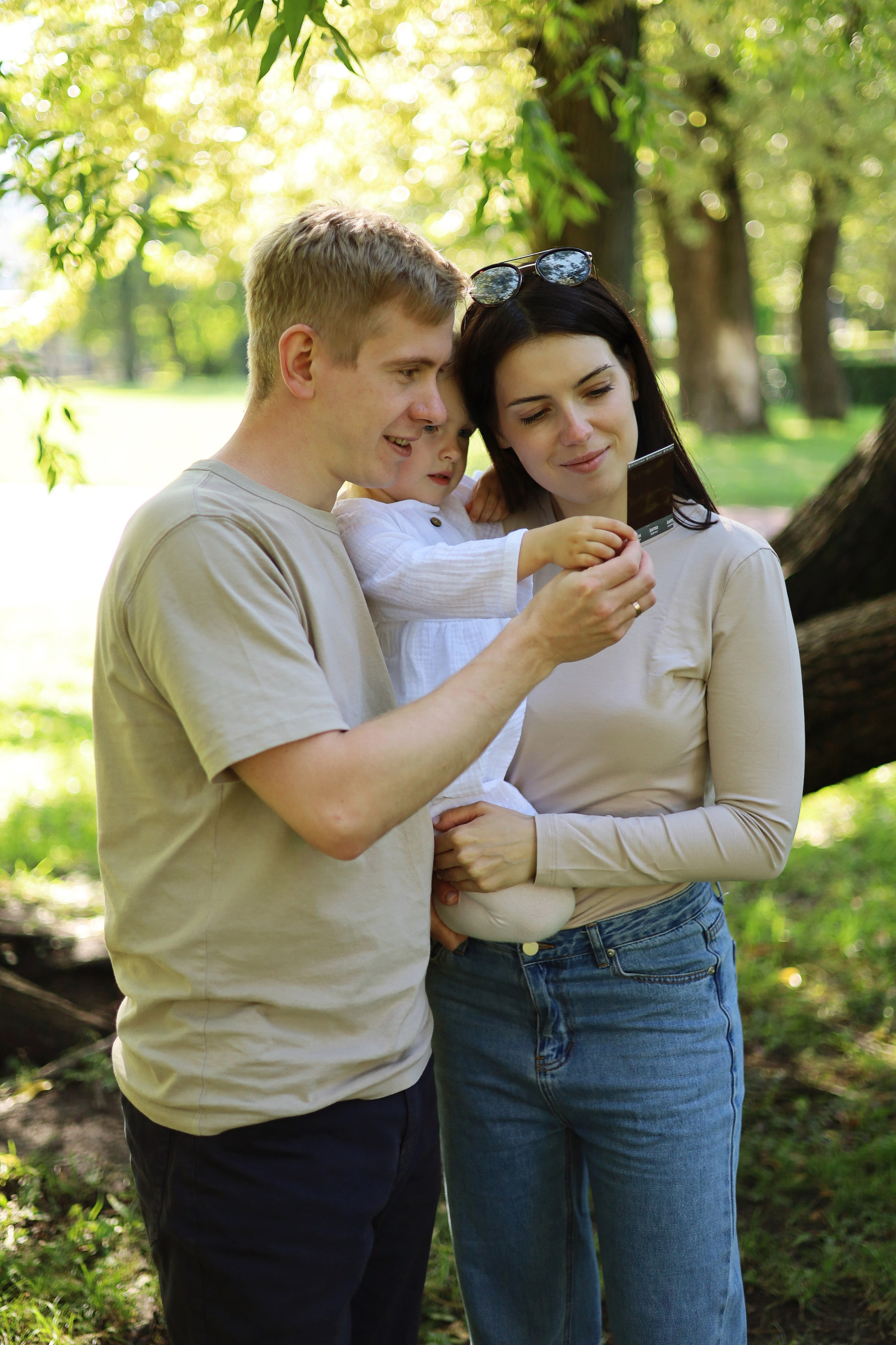 Семья Бирюковых на прогулке. Фотограф Санкт-Петербург