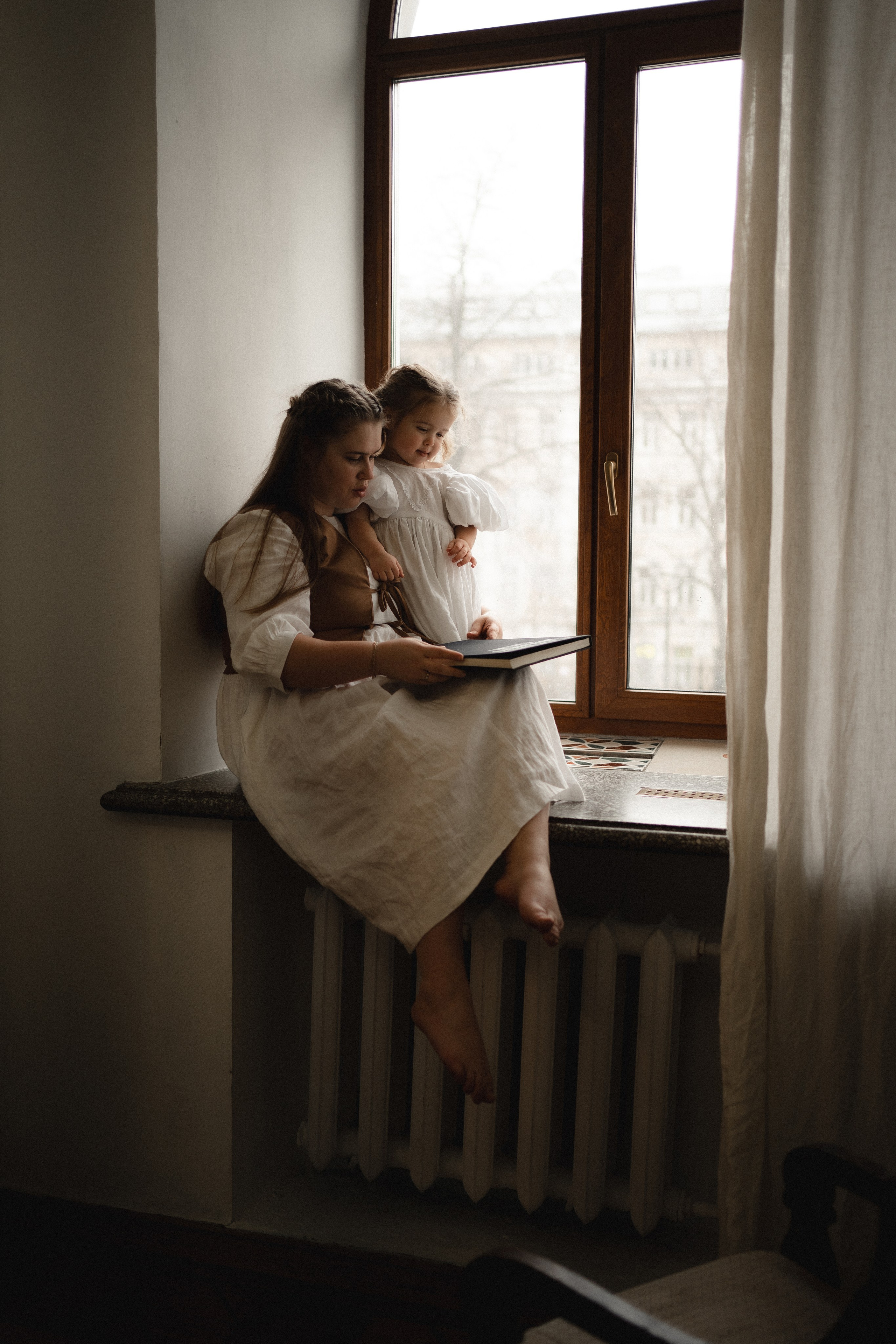 Винтажная фотосессия с дочкой. Семейный фотограф в Москве и в Домодедово Екатерина Патракова