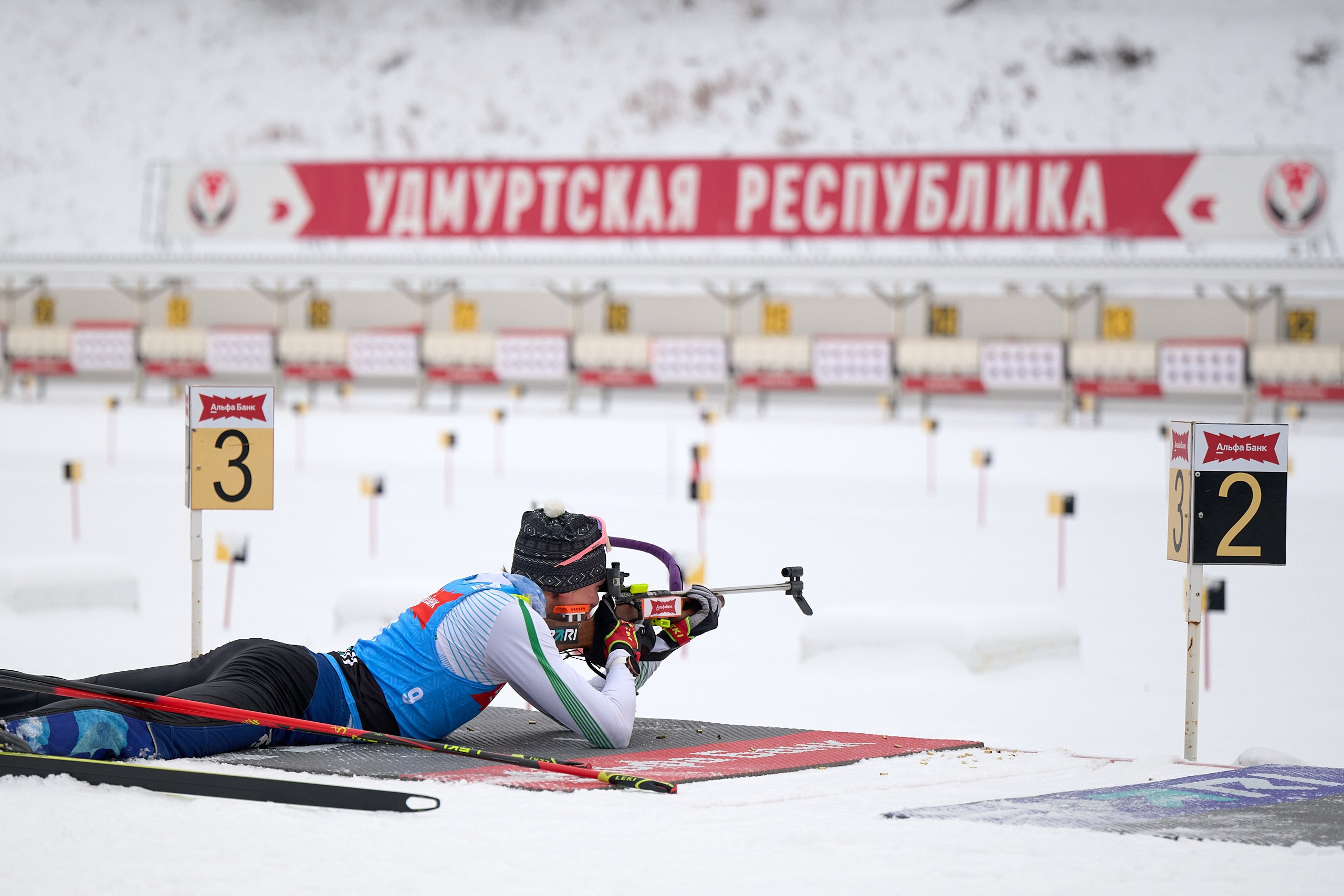 Биатлон. Чемпионат России — 2024/2025, 3-й этап, Ижевск. Ижевская винтовка. Спортивный репортажный фотограф в Ижевске Сергей Мерзляков