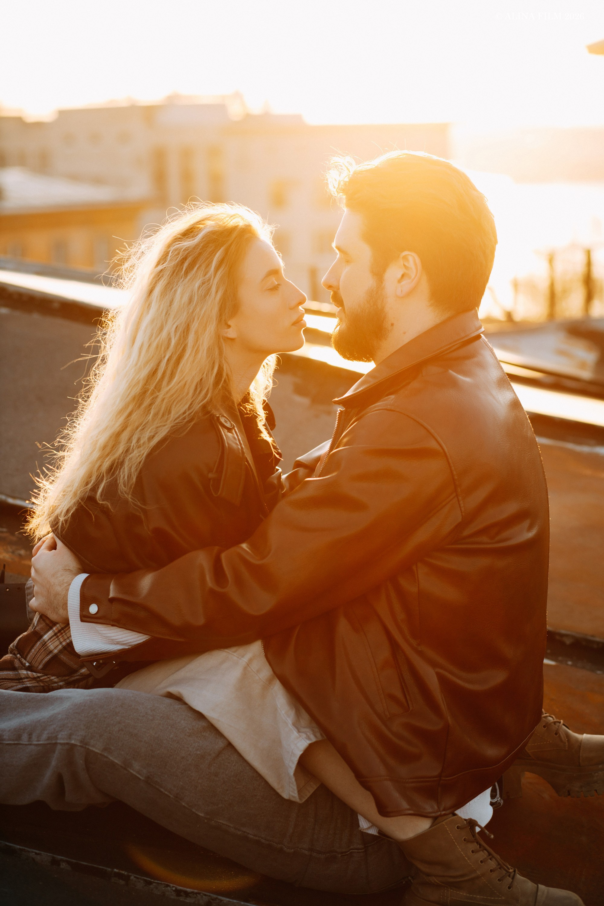 Фотосессия на крыше у Петропавловской крепости. Фотограф в Санкт-Петербурге Alina Film