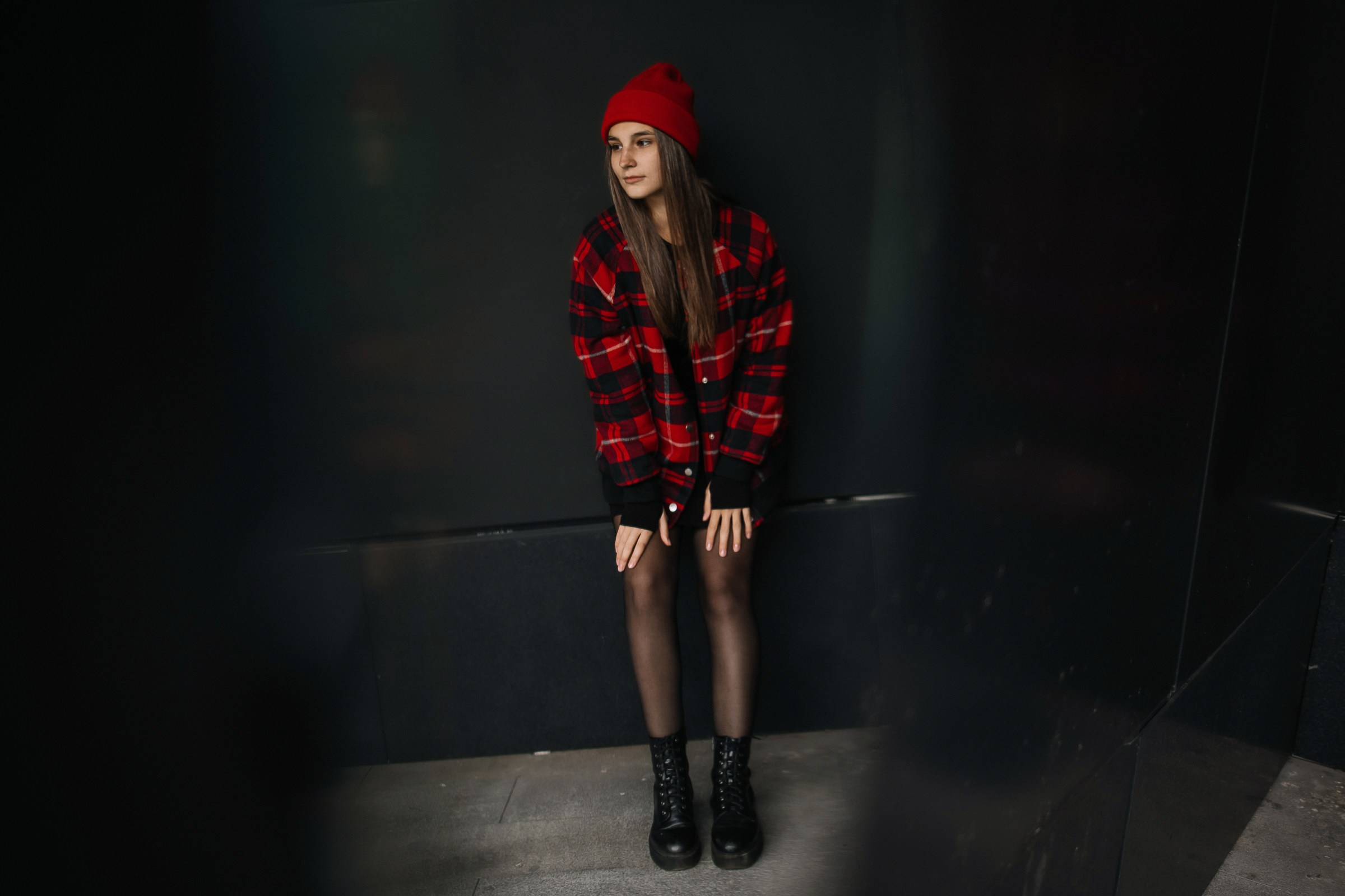 Катя в красном. Семейный, женский и детский фотограф Татьяна Колобаева