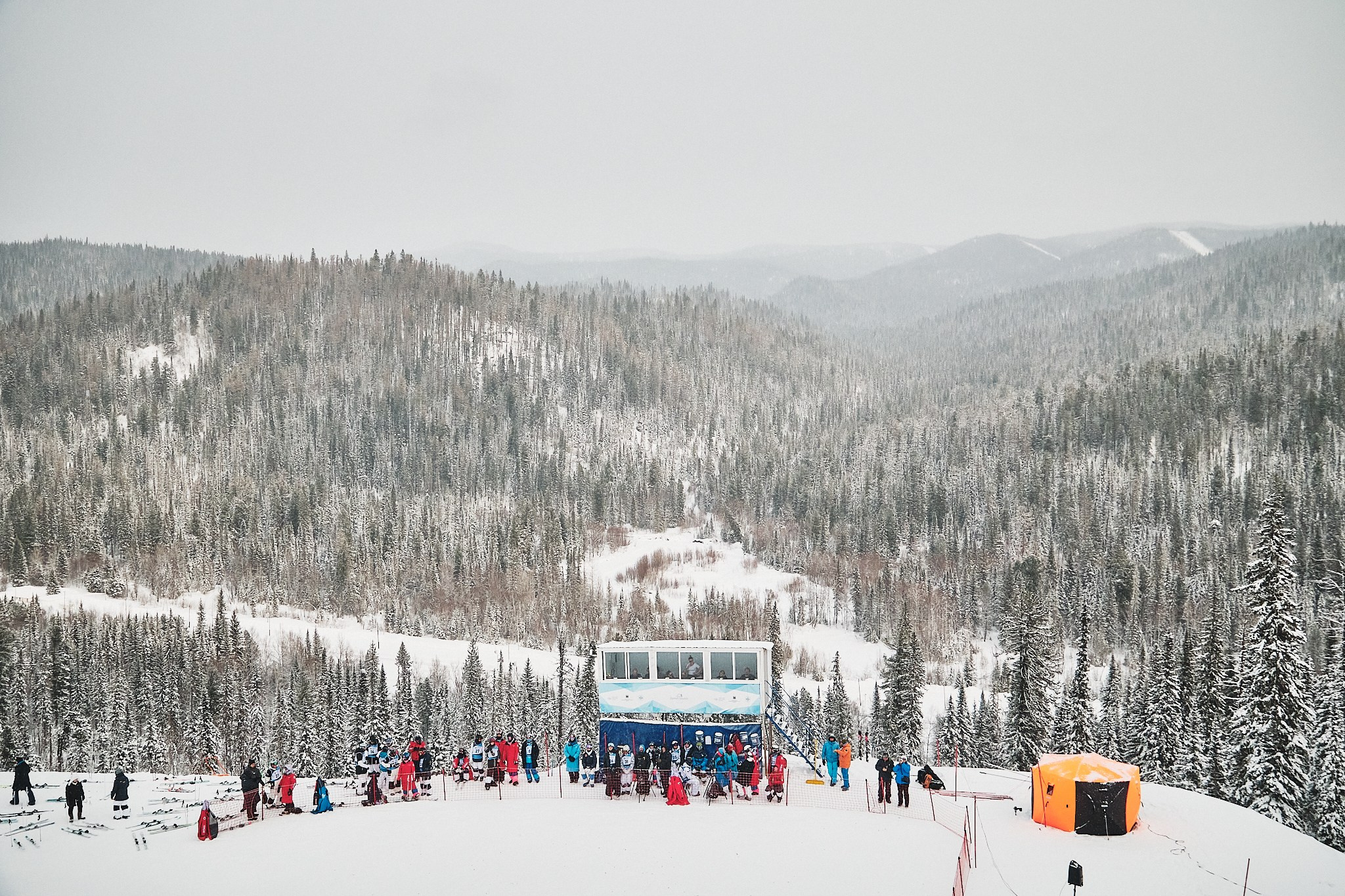 Фотосъемка соревнований по лыжному фристайлу