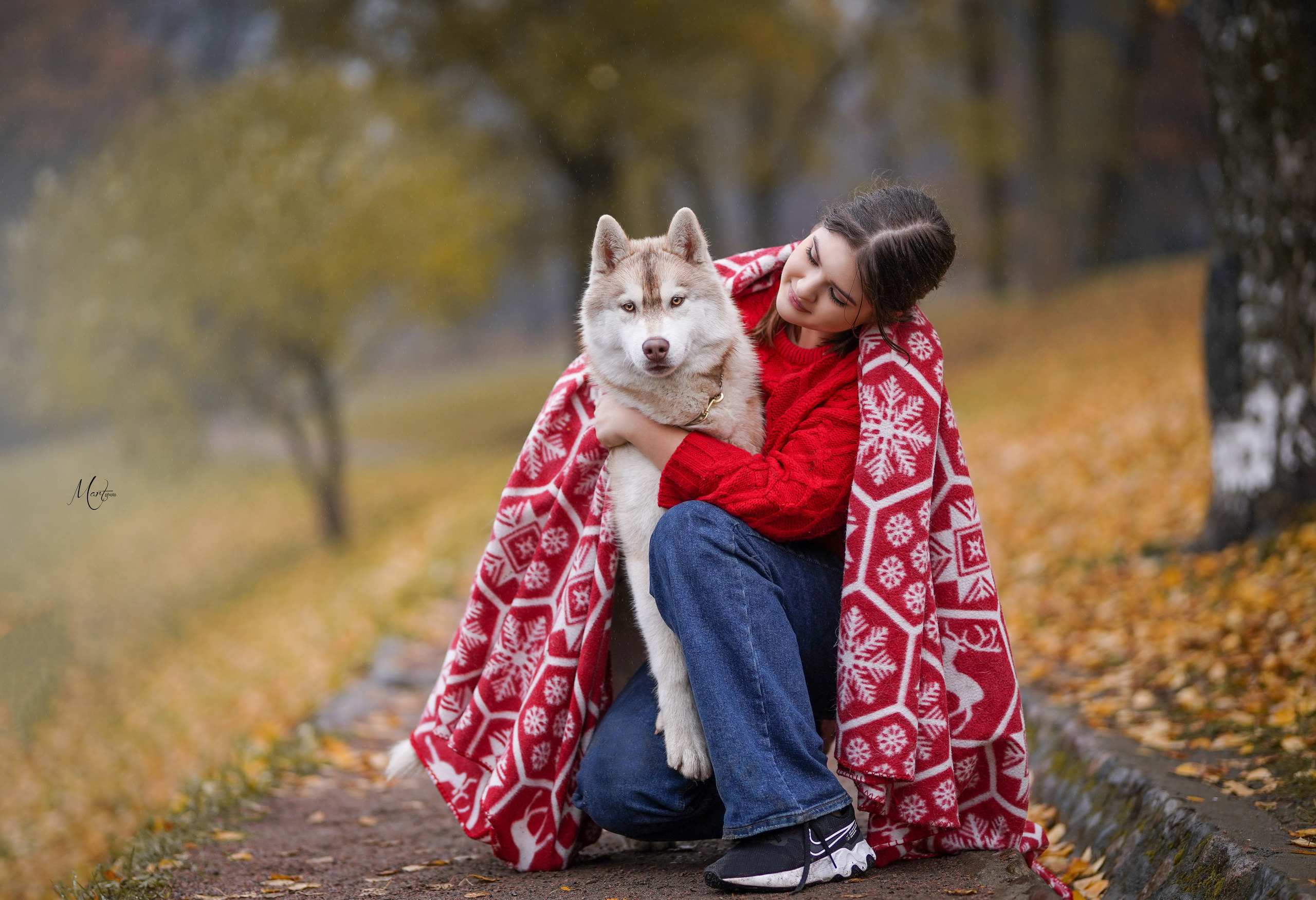 Саша и хаси. Фотограф-анималист в Санкт-Петербурге Яна Мартынова