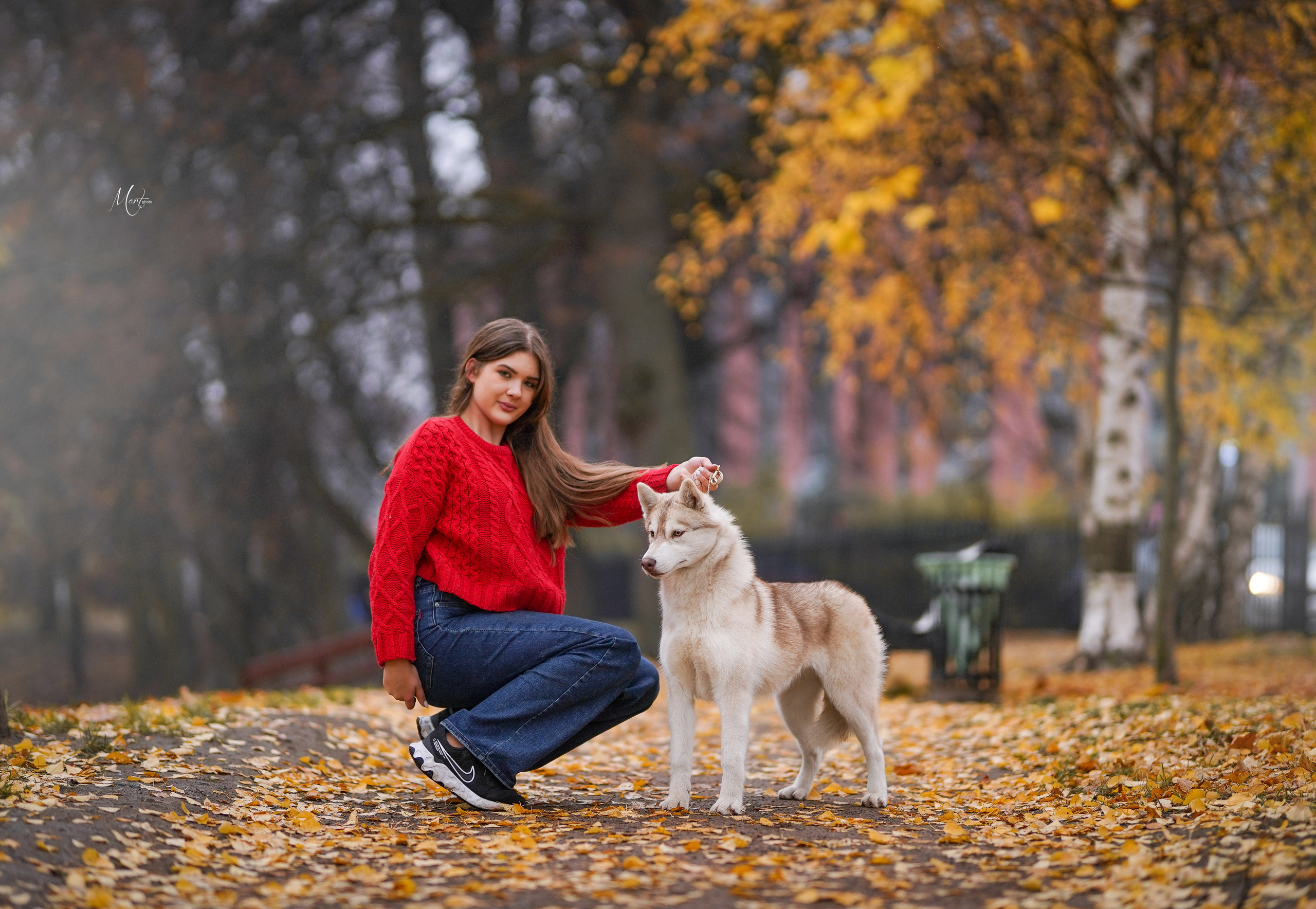 Саша и хаси. Фотограф-анималист в Санкт-Петербурге Яна Мартынова
