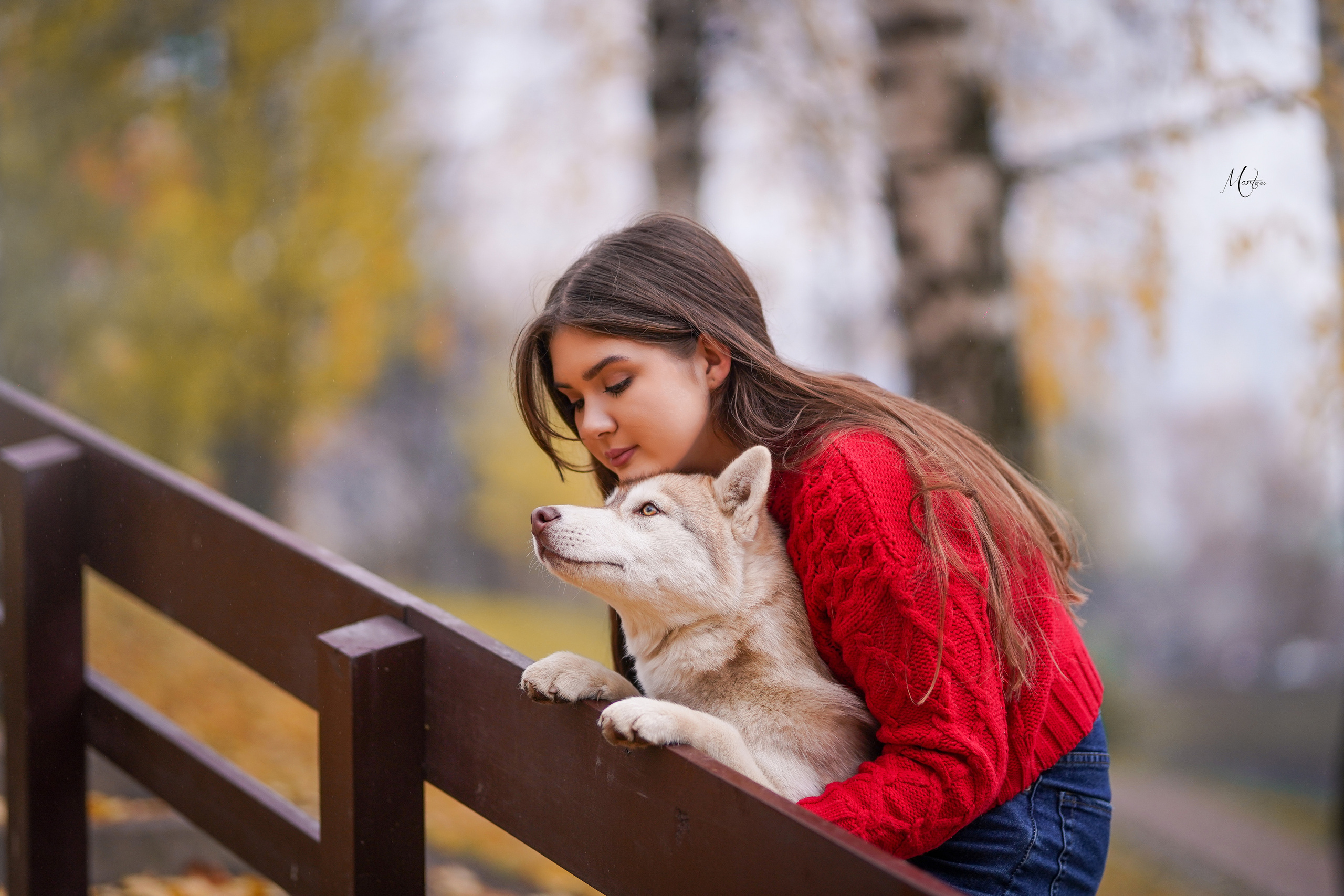 Саша и хаси. Фотограф-анималист в Санкт-Петербурге Яна Мартынова