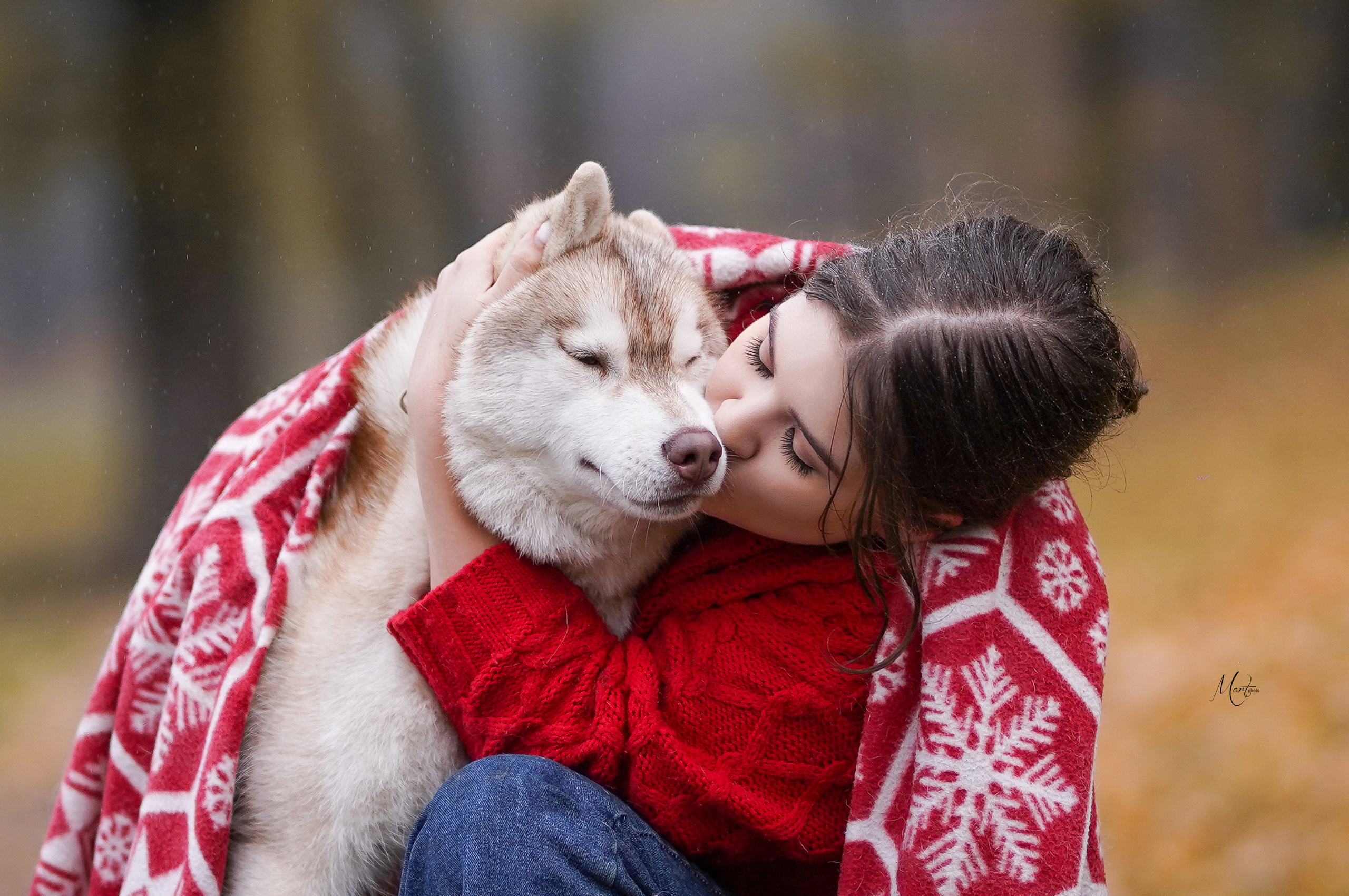 Саша и хаси. Фотограф-анималист в Санкт-Петербурге Яна Мартынова