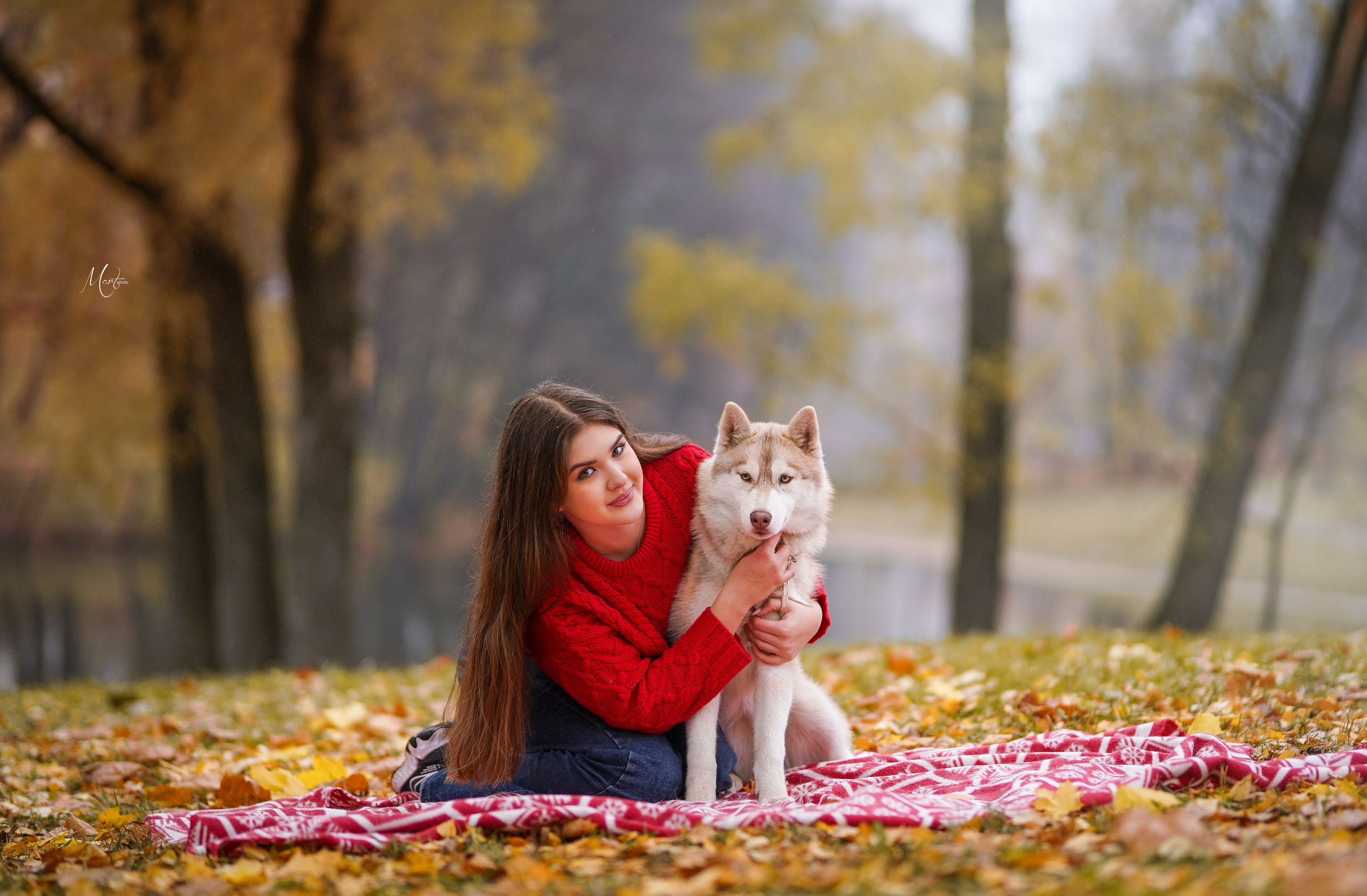 Саша и хаси. Фотограф-анималист в Санкт-Петербурге Яна Мартынова