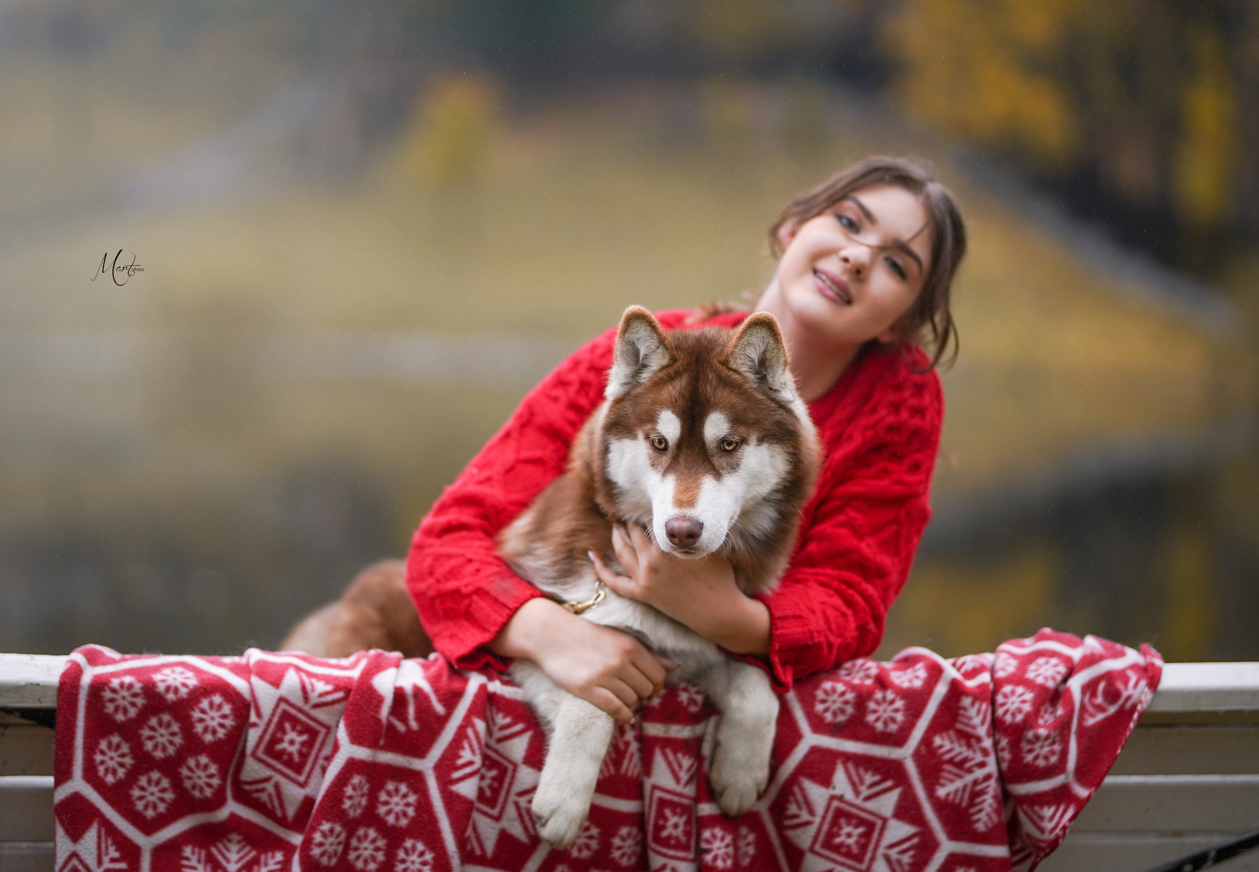 Саша и хаси. Фотограф-анималист в Санкт-Петербурге Яна Мартынова