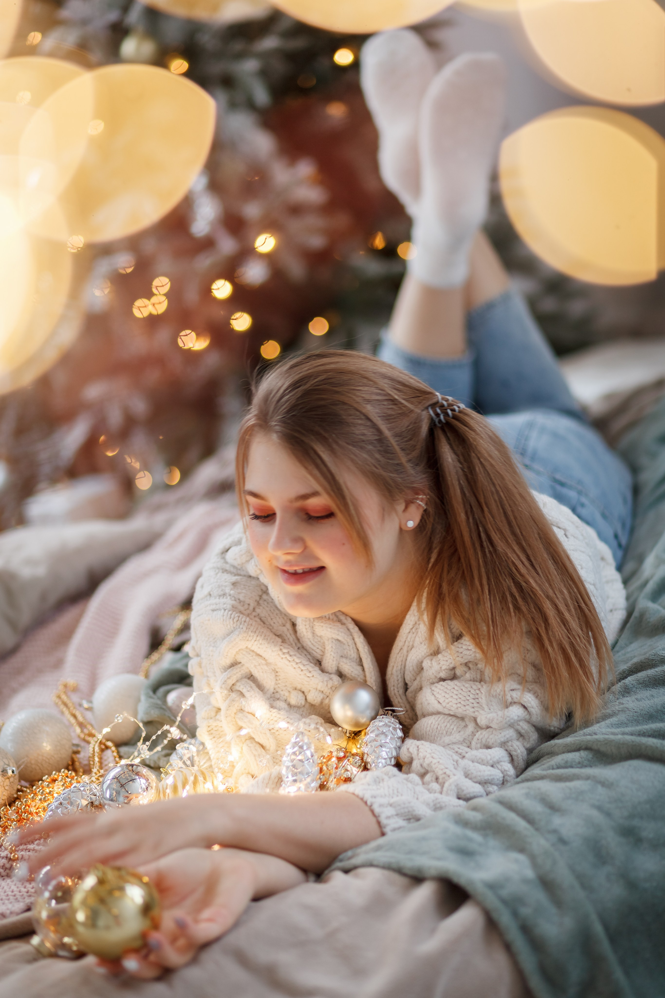 Новогодние портретные в студии. Фотограф в Самаре Юлия Решетнева