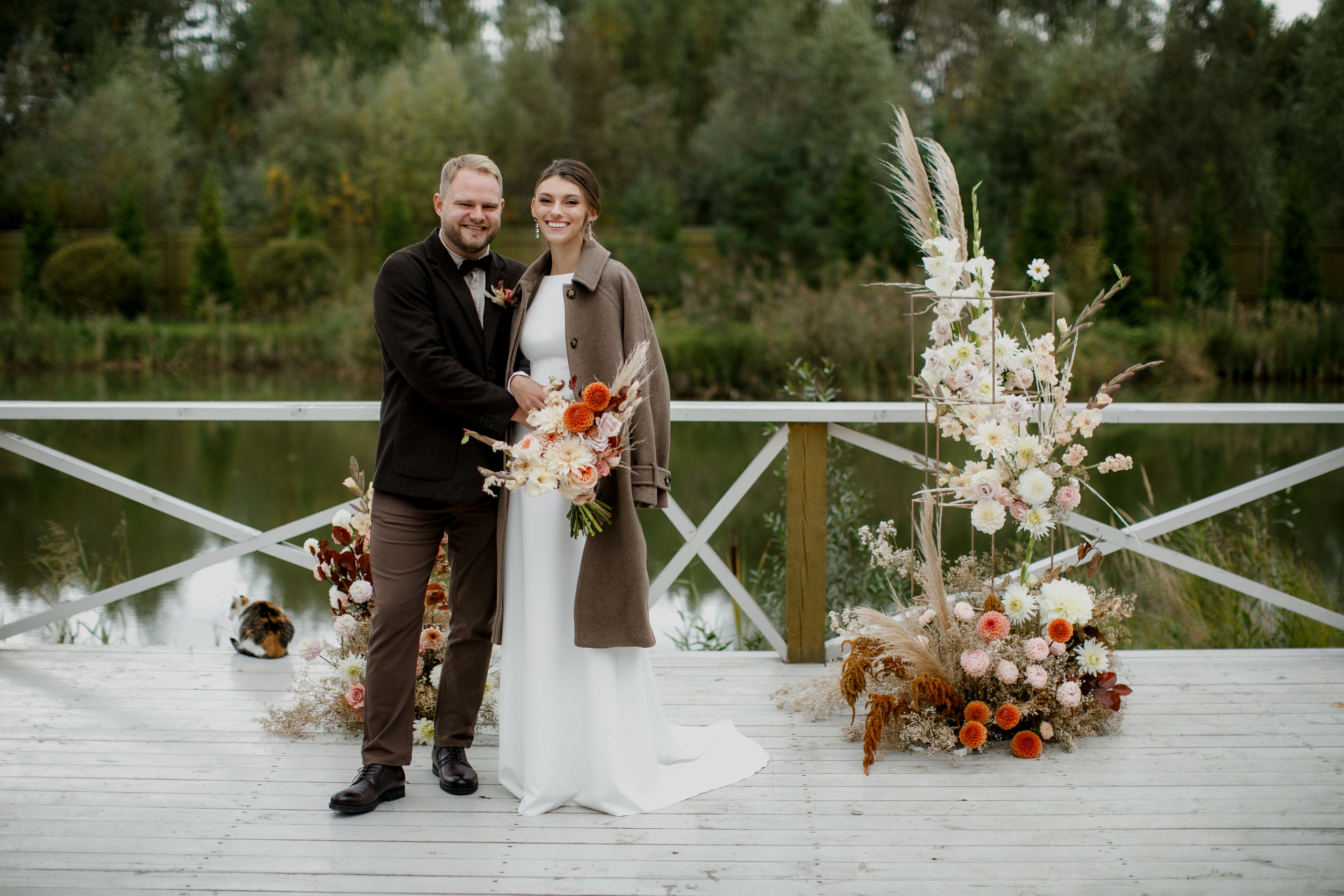 Свадебная вечеринка на загородной пощадке. Свадебный фотограф Марина Назарова Москва