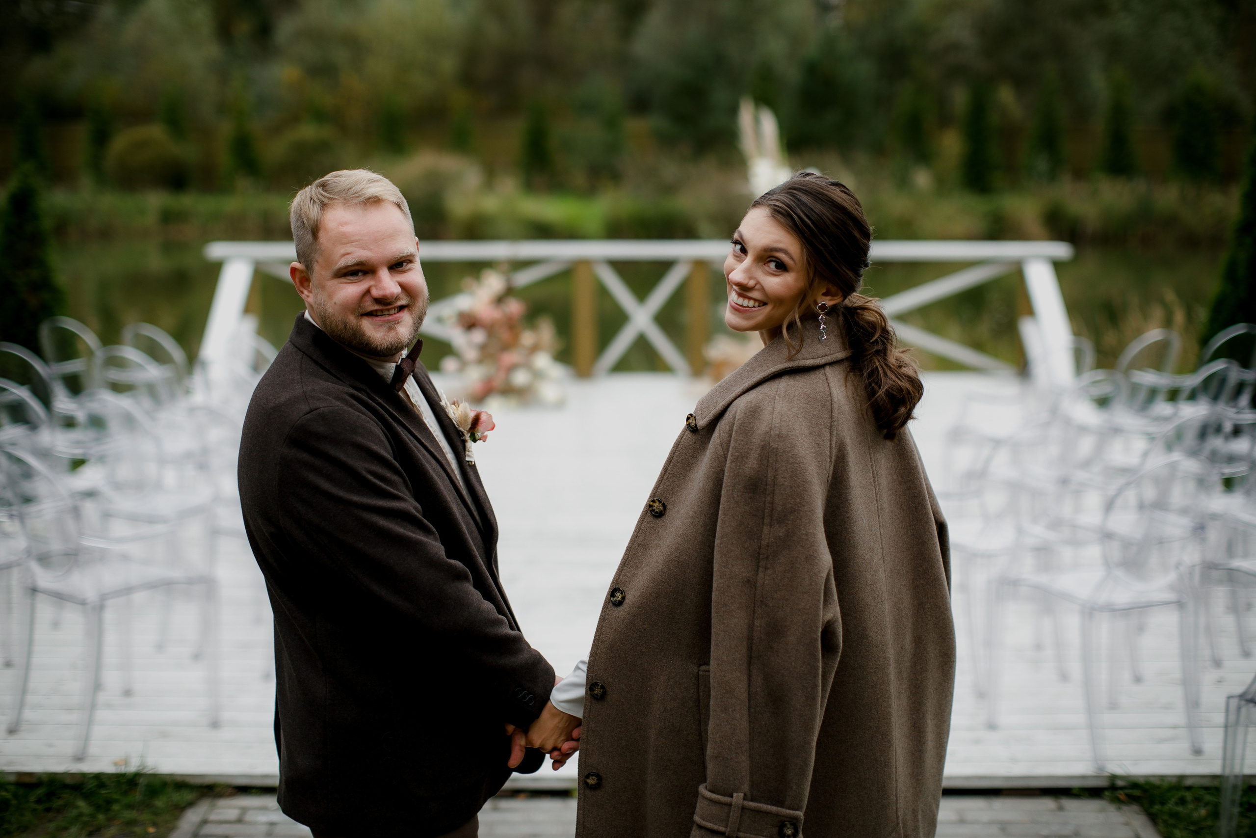 Свадебная вечеринка на загородной пощадке. Свадебный фотограф Марина Назарова Москва