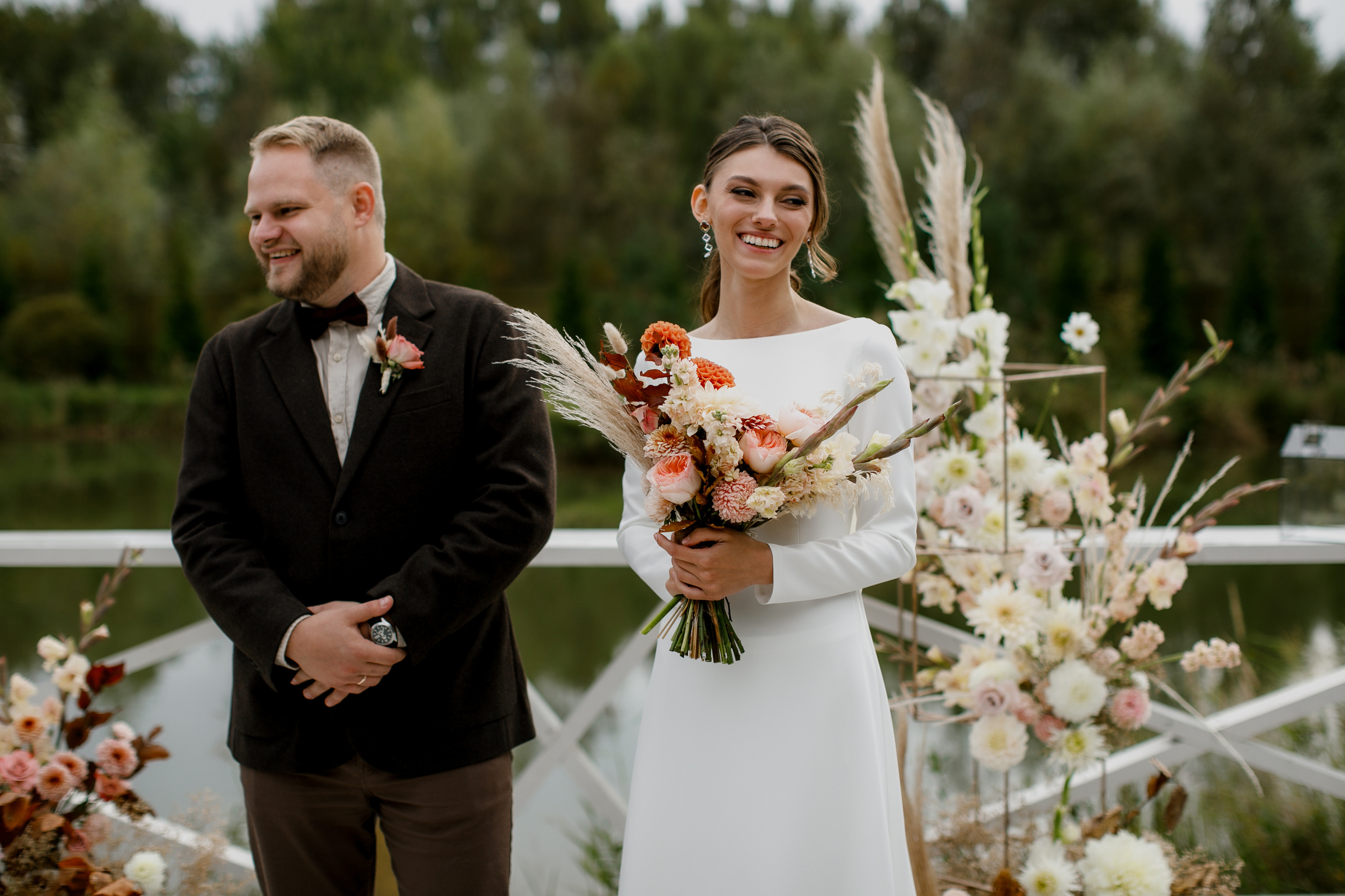 Свадебная вечеринка на загородной пощадке. Свадебный фотограф Марина Назарова Москва