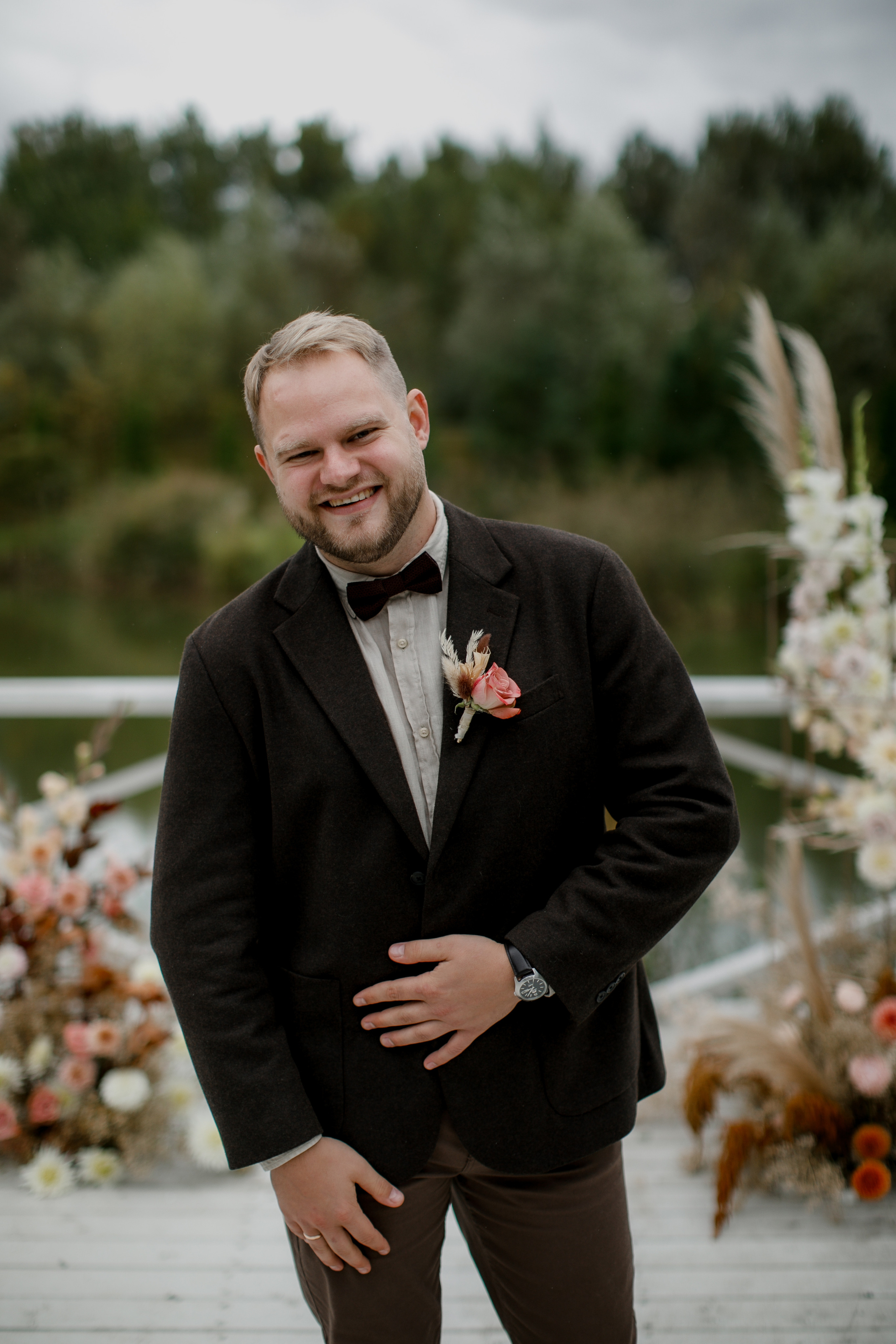 Свадебная вечеринка на загородной пощадке. Свадебный фотограф Марина Назарова Москва