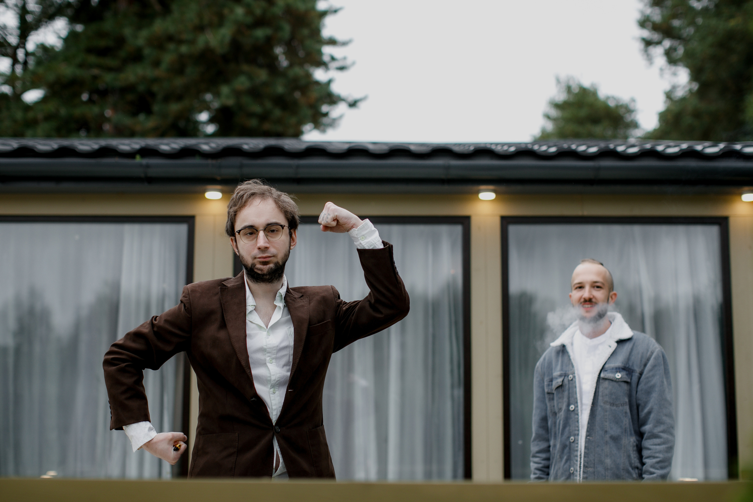 Свадебная вечеринка на загородной пощадке. Свадебный фотограф Марина Назарова Москва