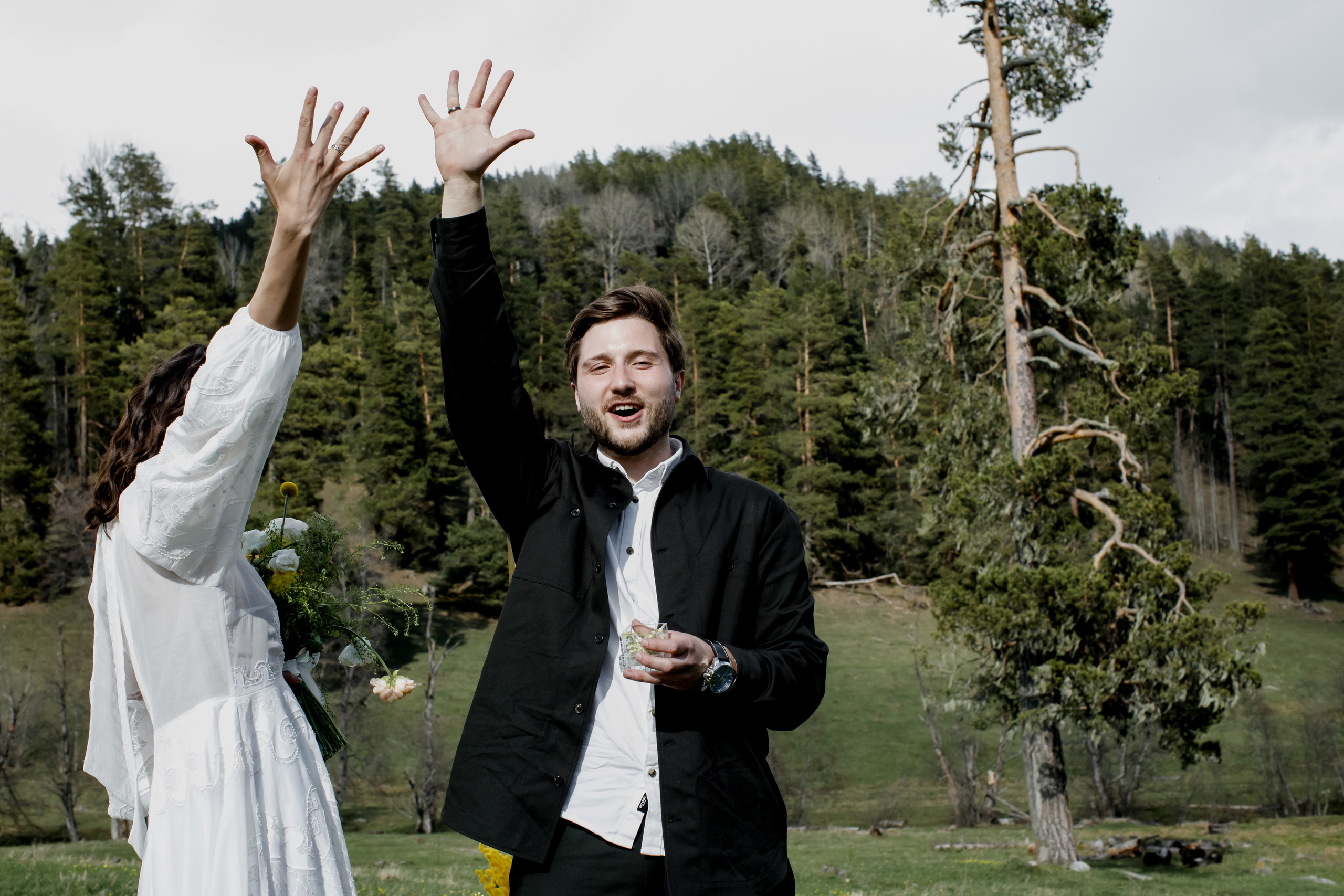 Свадьба в горах Архыза. Свадебный фотограф Марина Назарова Москва