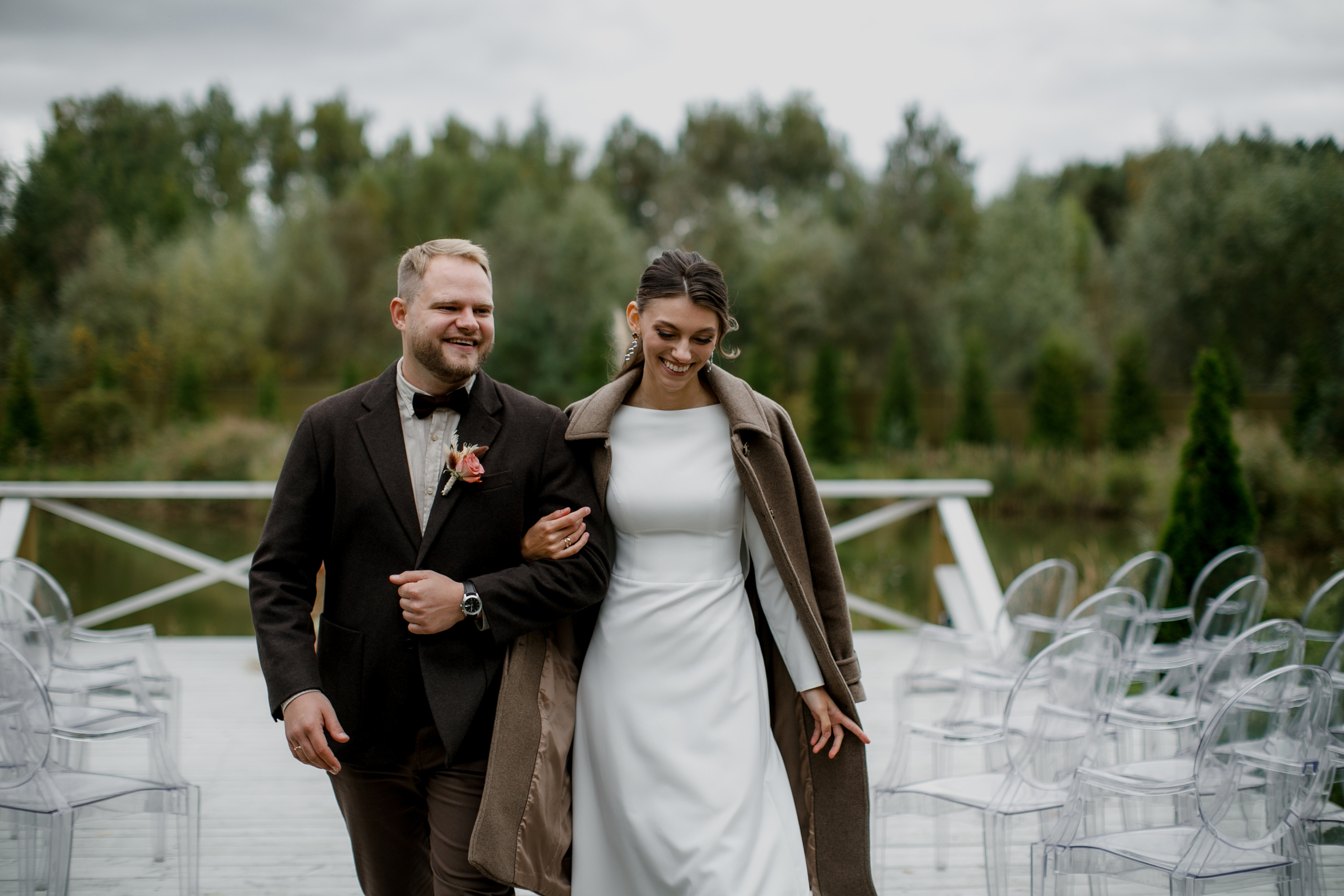 Свадебная вечеринка на загородной пощадке. Свадебный фотограф Марина Назарова Москва
