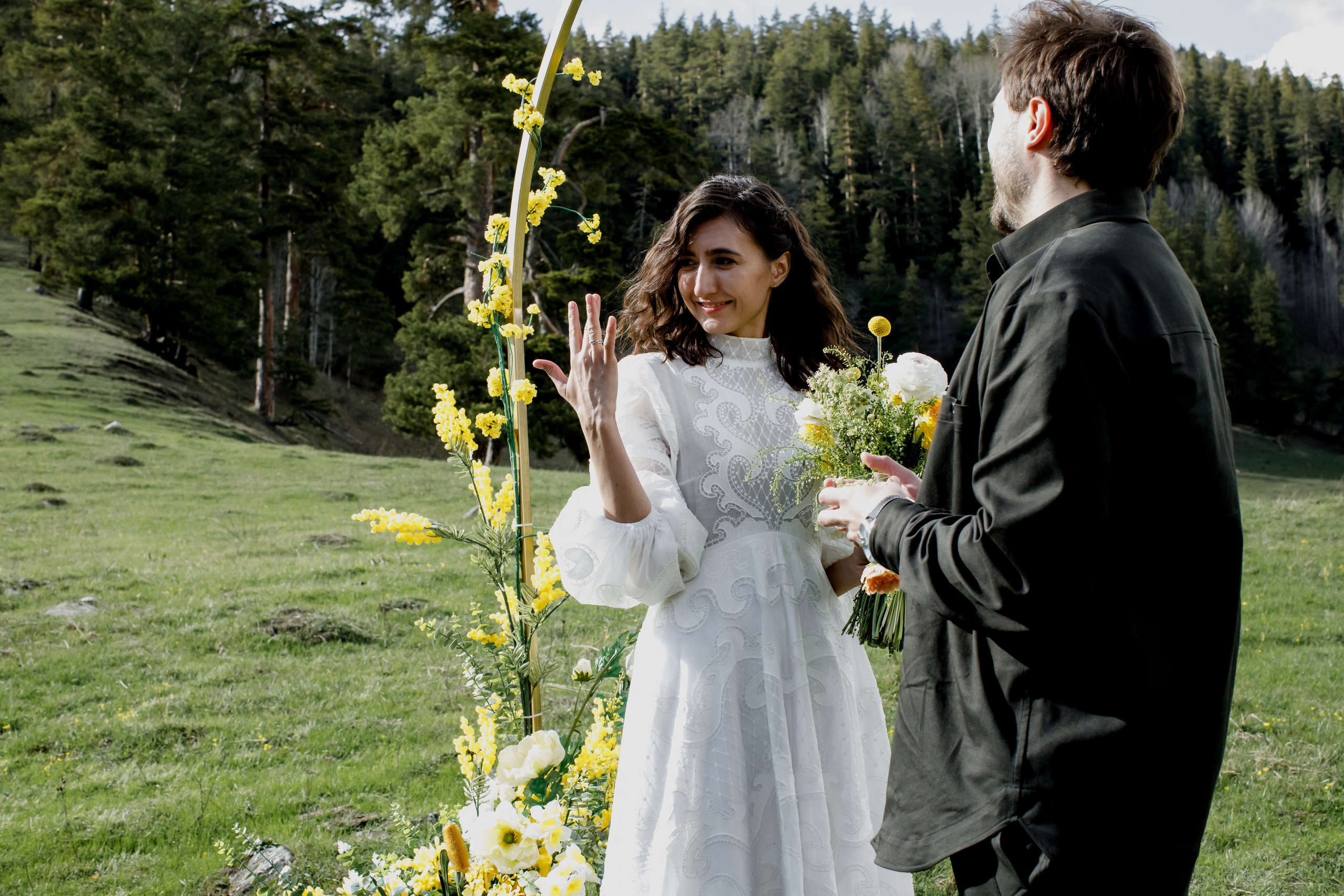 Свадьба в горах Архыза. Свадебный фотограф Марина Назарова Москва