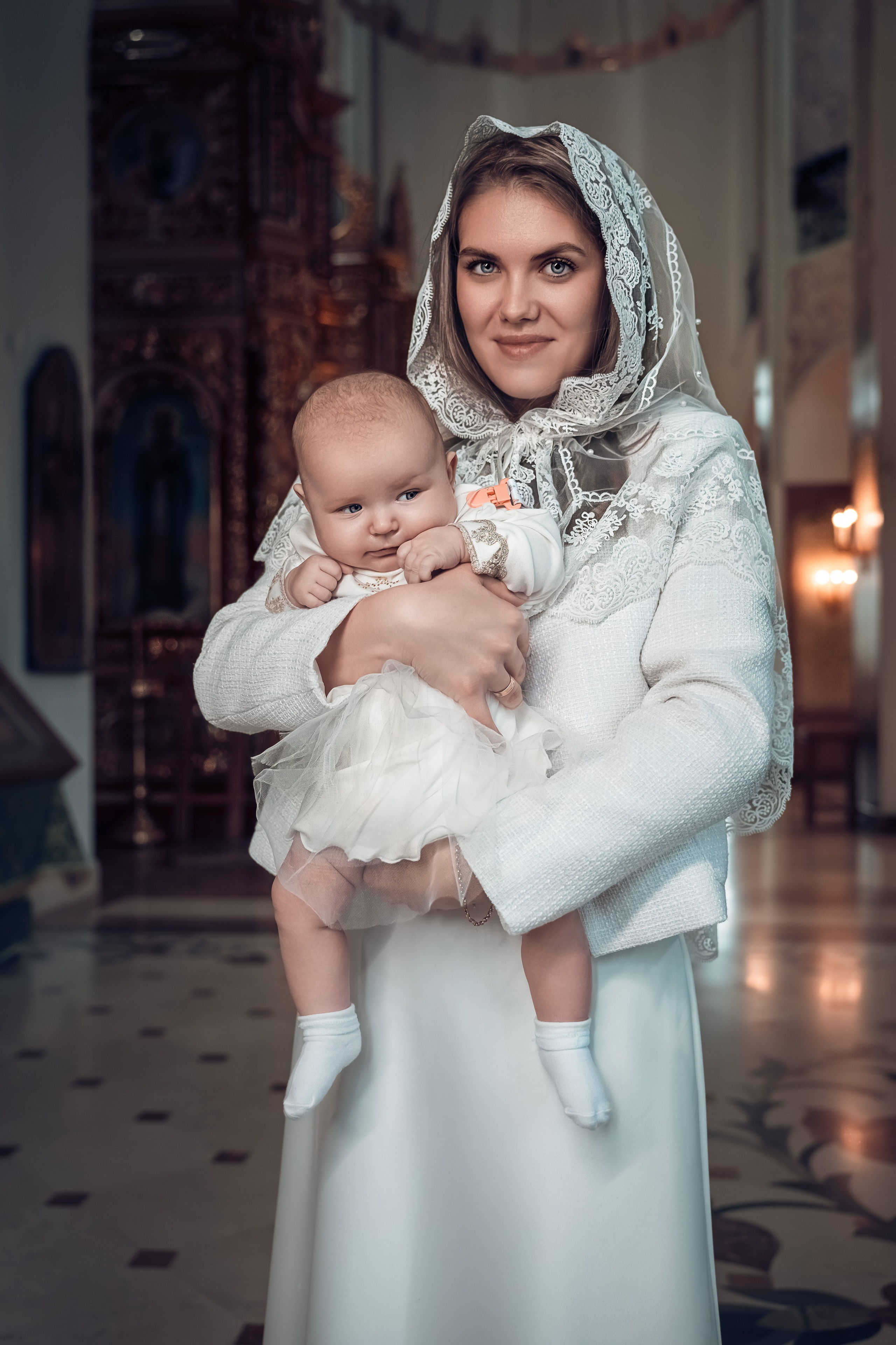 Крещение Александра и Варвары