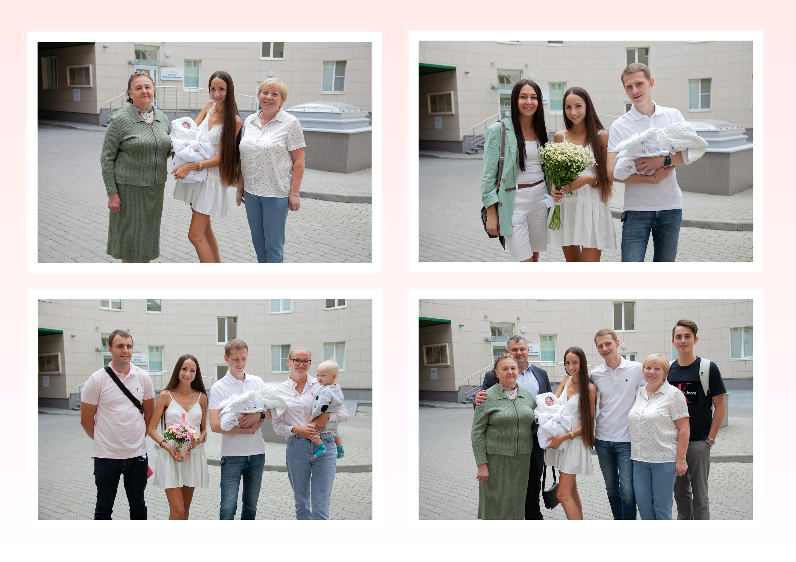 Роддом Клиники Скандинавия. Фотограф на выписку в роддом в Санкт-Петербурге