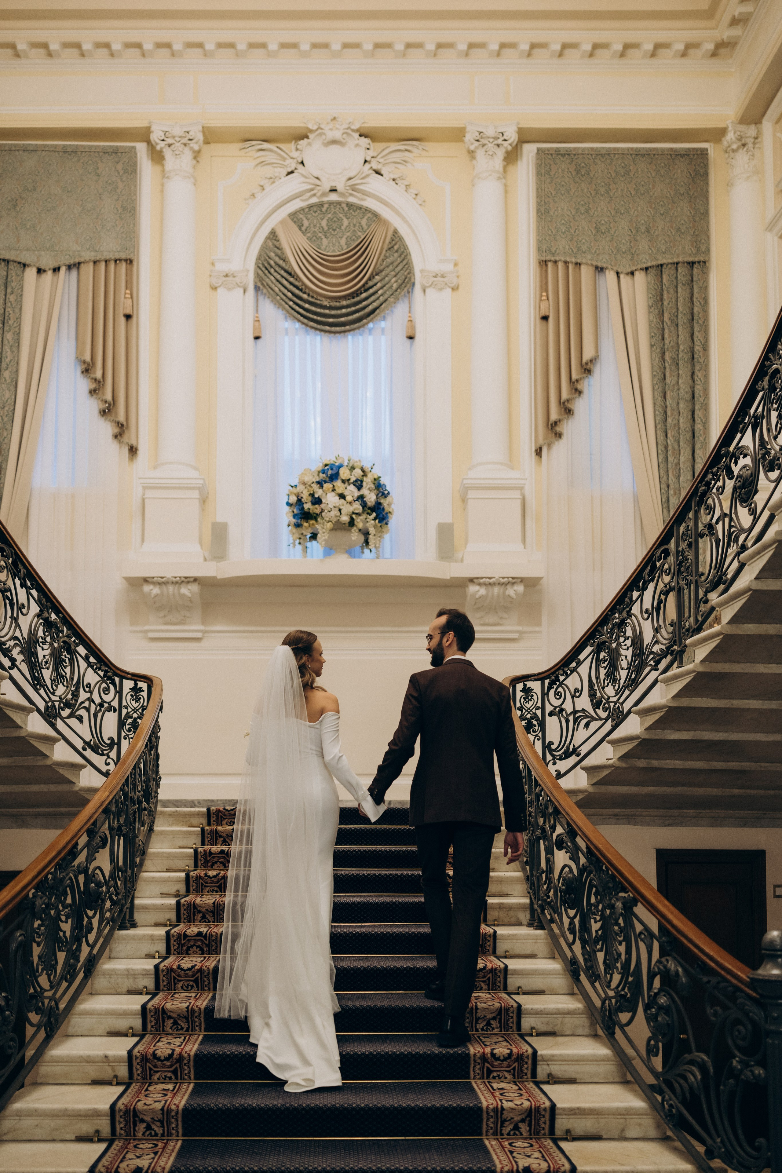 Юра и Полина | 2-й дворец и Половцова. Свадебный и love story фотограф в Санкт-Петербурге