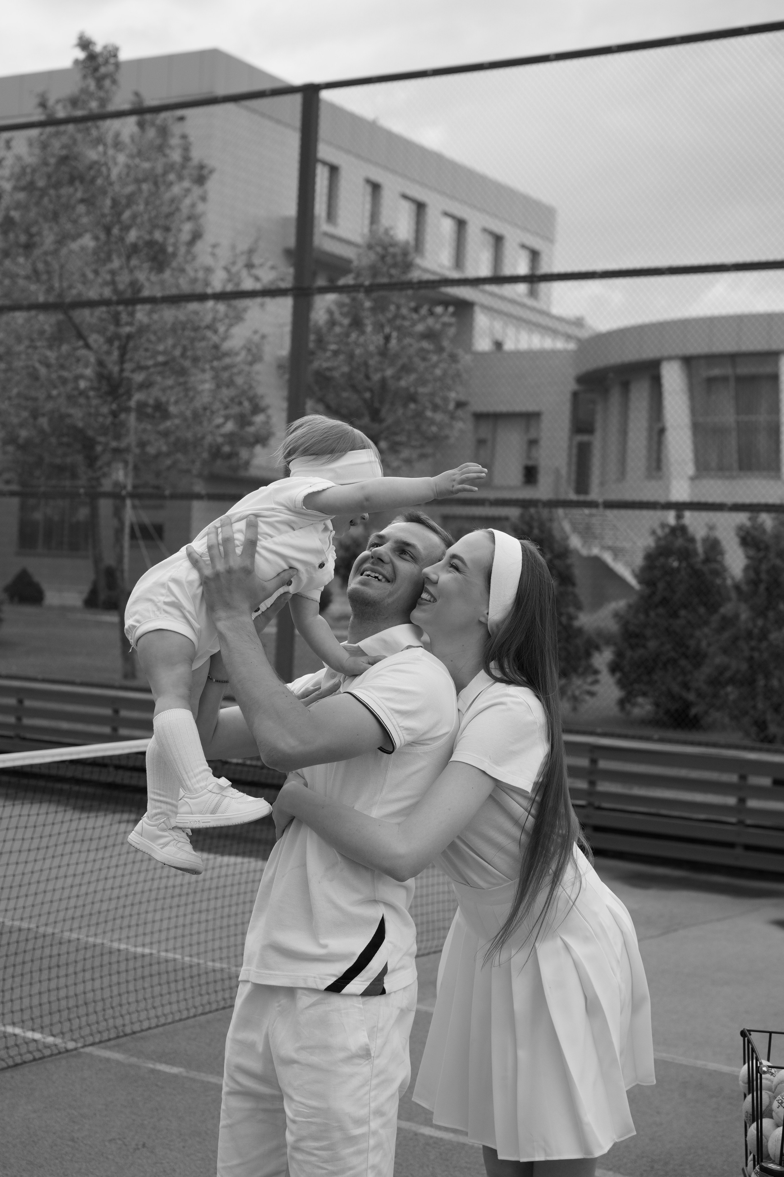 Теннис с семьей. Свадебный и семейный фотограф Афанасьева Анна в Кисловодске