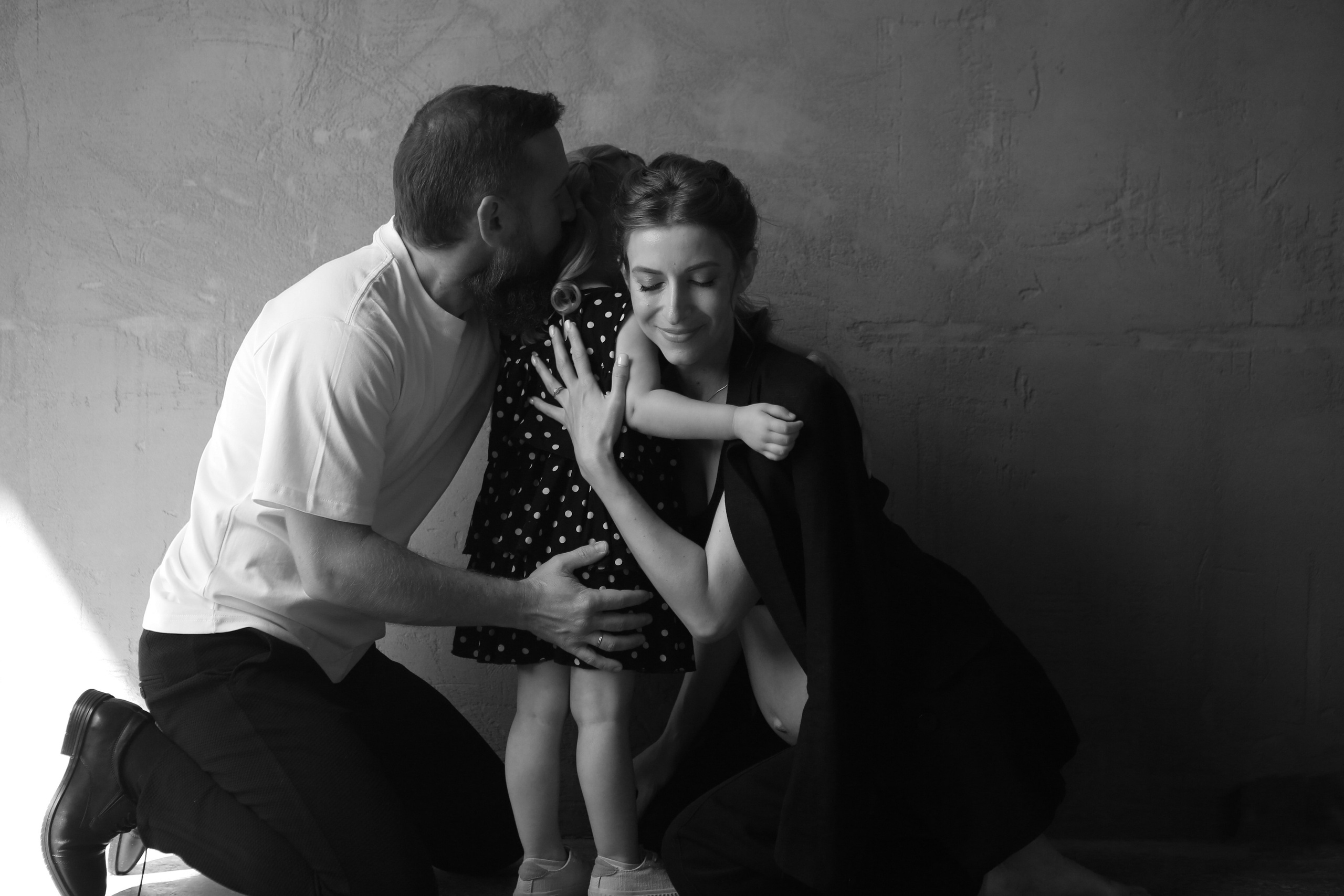 Марина, Дима и Ева. В ожидании Агаты. Фотограф Александра Рышкова