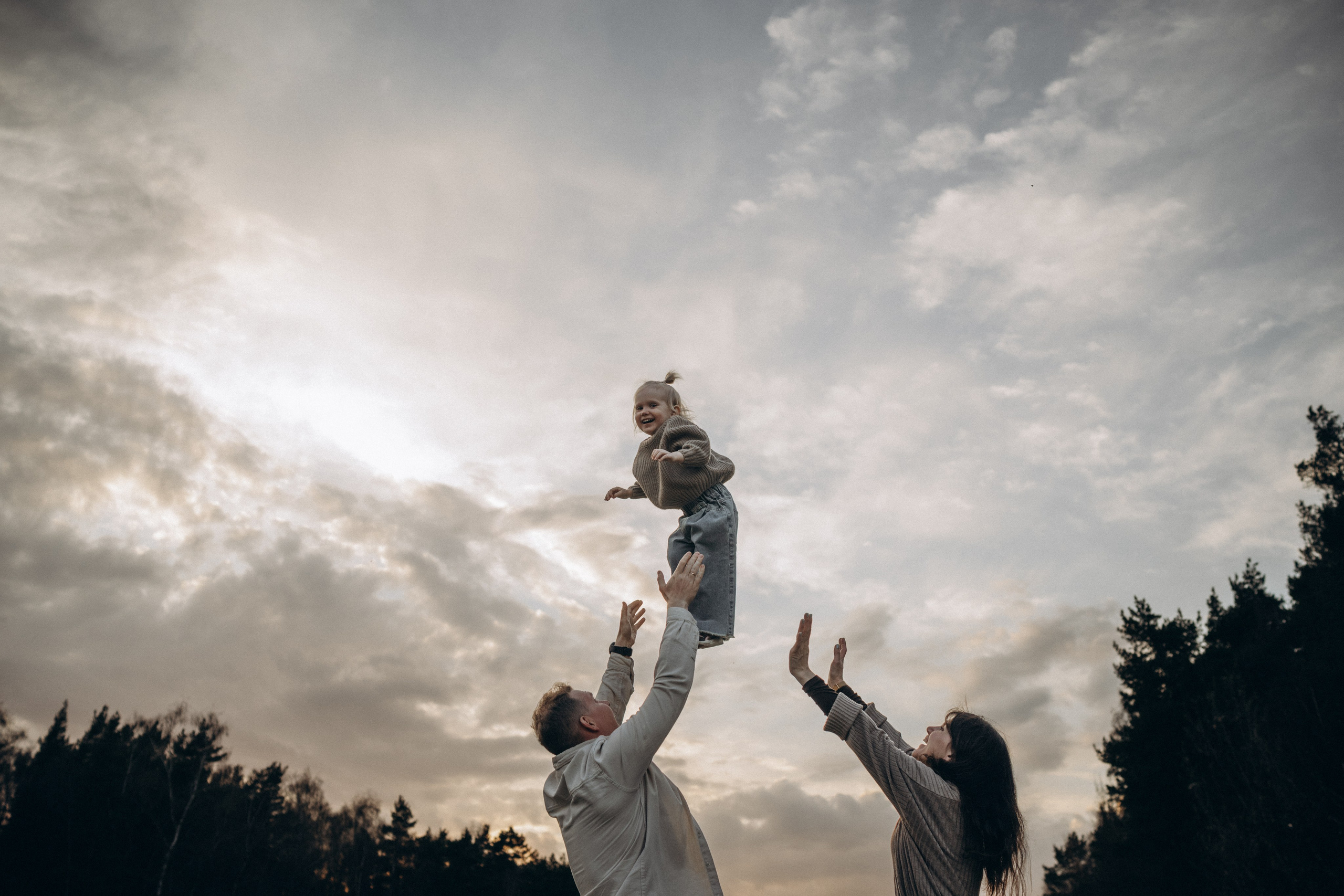 Стеша и её родители. Семейный и детский фотограф Москва Дарья Бугра