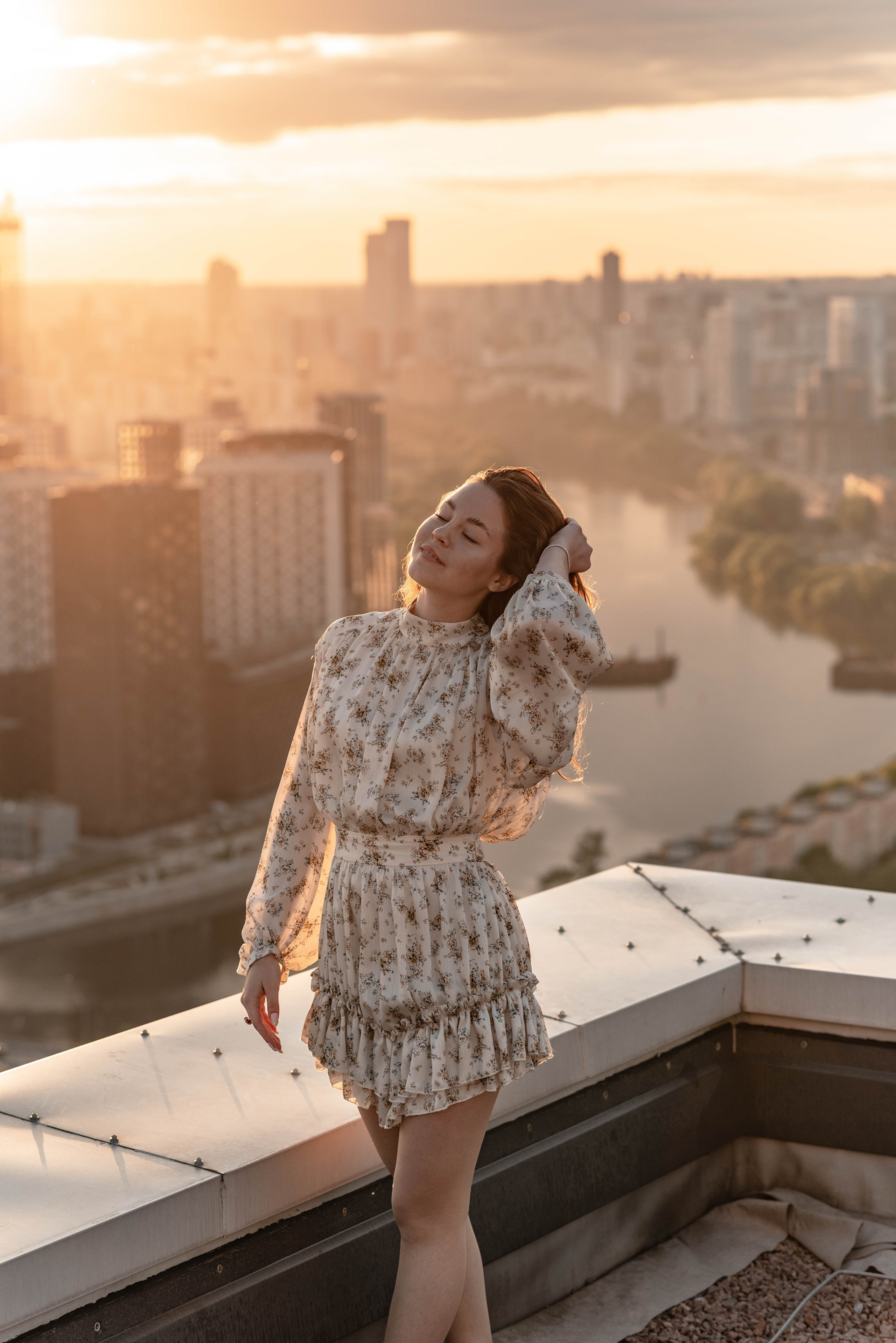 Закат на крыше. Фотограф Марина Кукляева