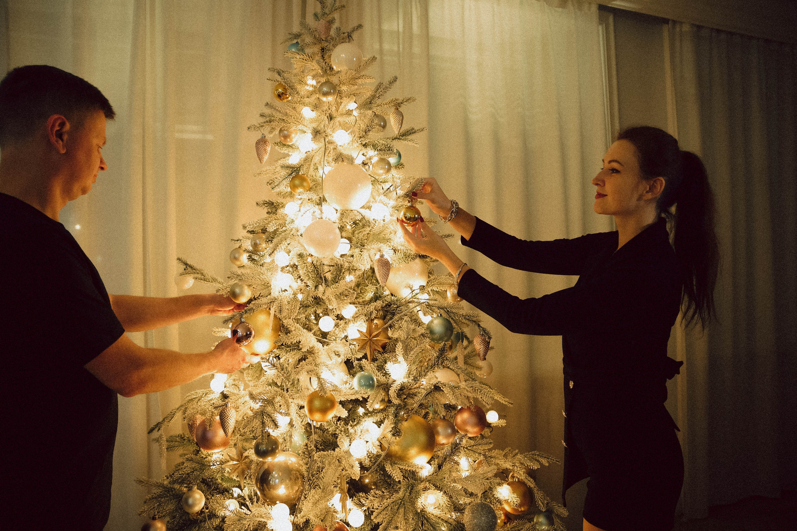 Новогодняя total black. Photographer in Moscow & everywhere in the World Alena Vyalova