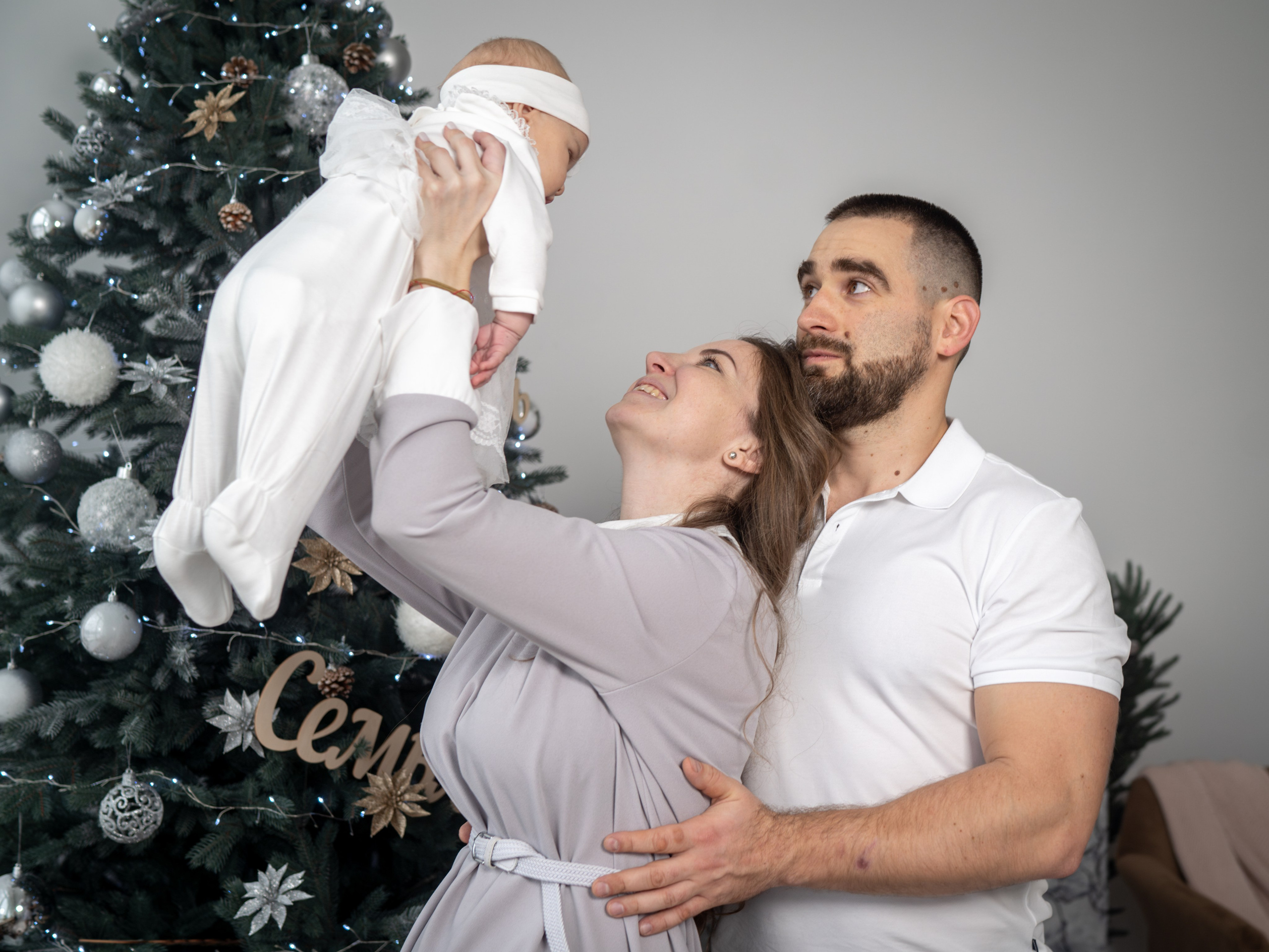 С самоедской лайкой. Фотограф Зинаида Евдокимова