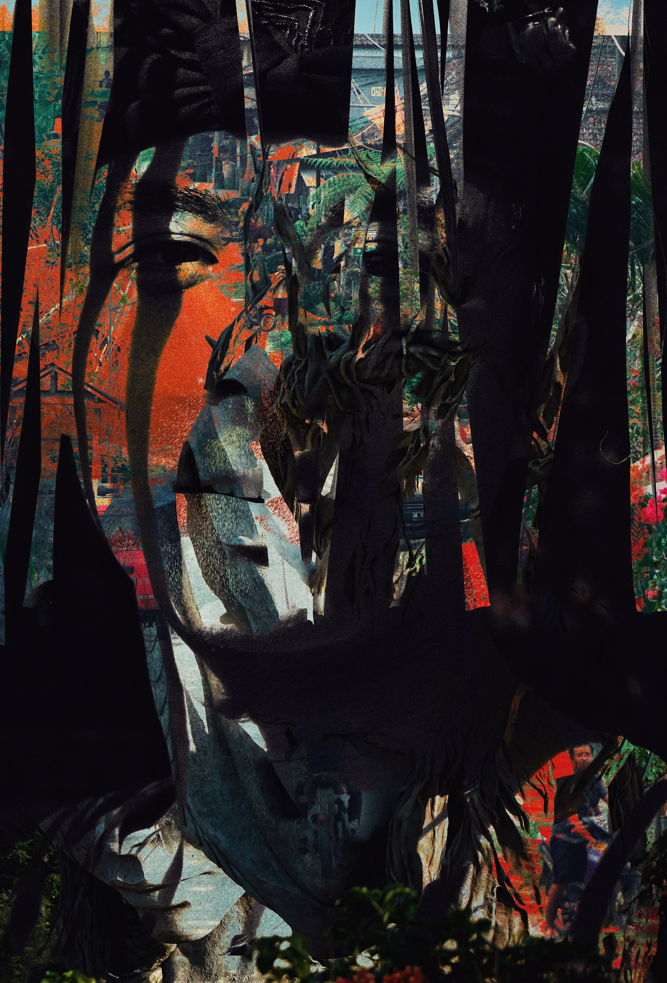 Collage. See the moment and catche. commercial and reportage