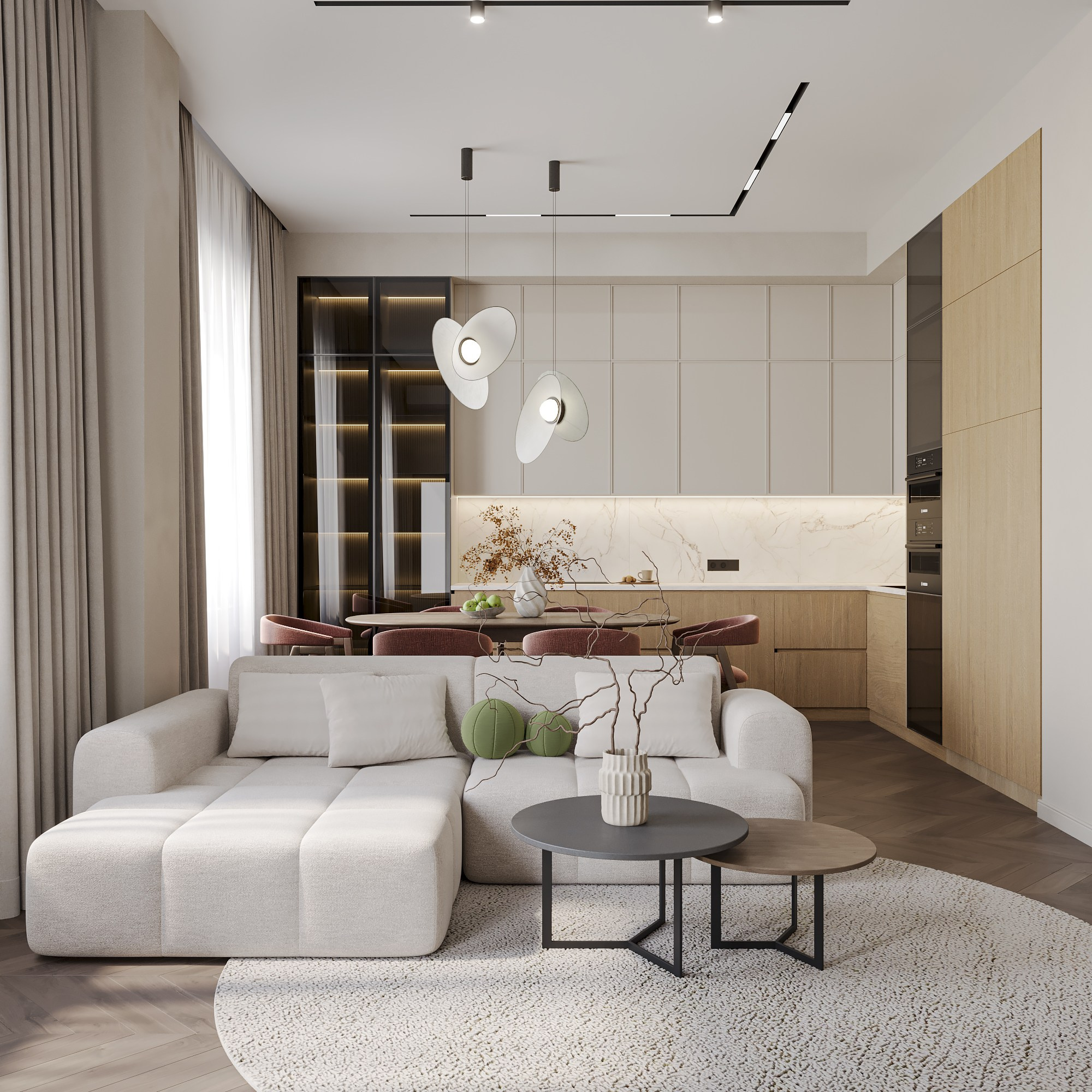 Пентхаус 170 м². Студия дизайна