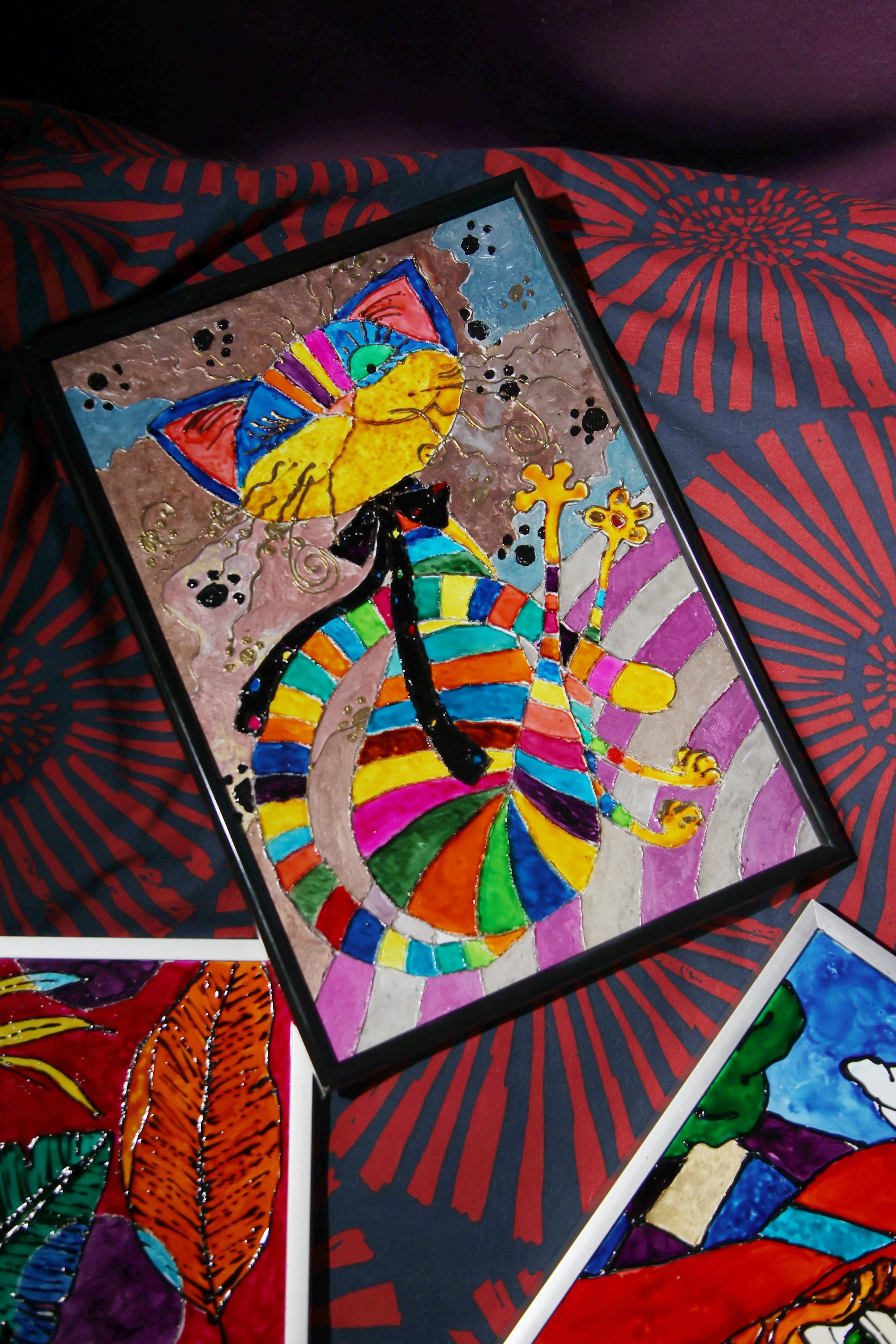 МАСТЕР-КЛАСС ПО ВИТРАЖНОЙ РОСПИСИ. Кризисный и телесно-ориентированный психолог в Москве Печора Катерина✨