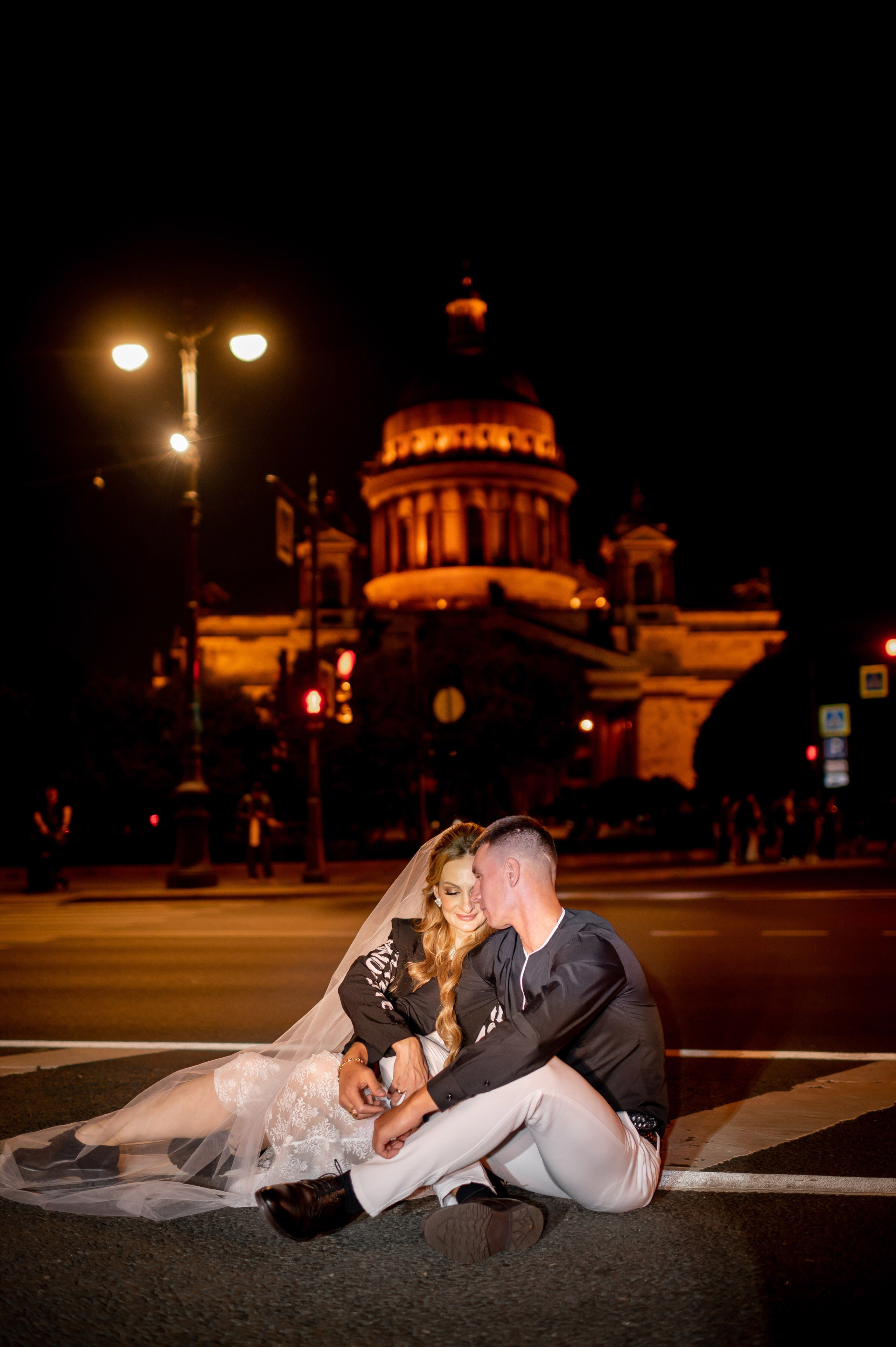 Екатерина и Андрей (свадебная фотосессия в вечернем Петербурге). Портретный, семейный и свадебный фотограф в Санкт-Петербурге и в Пушкине Ширяев Денис