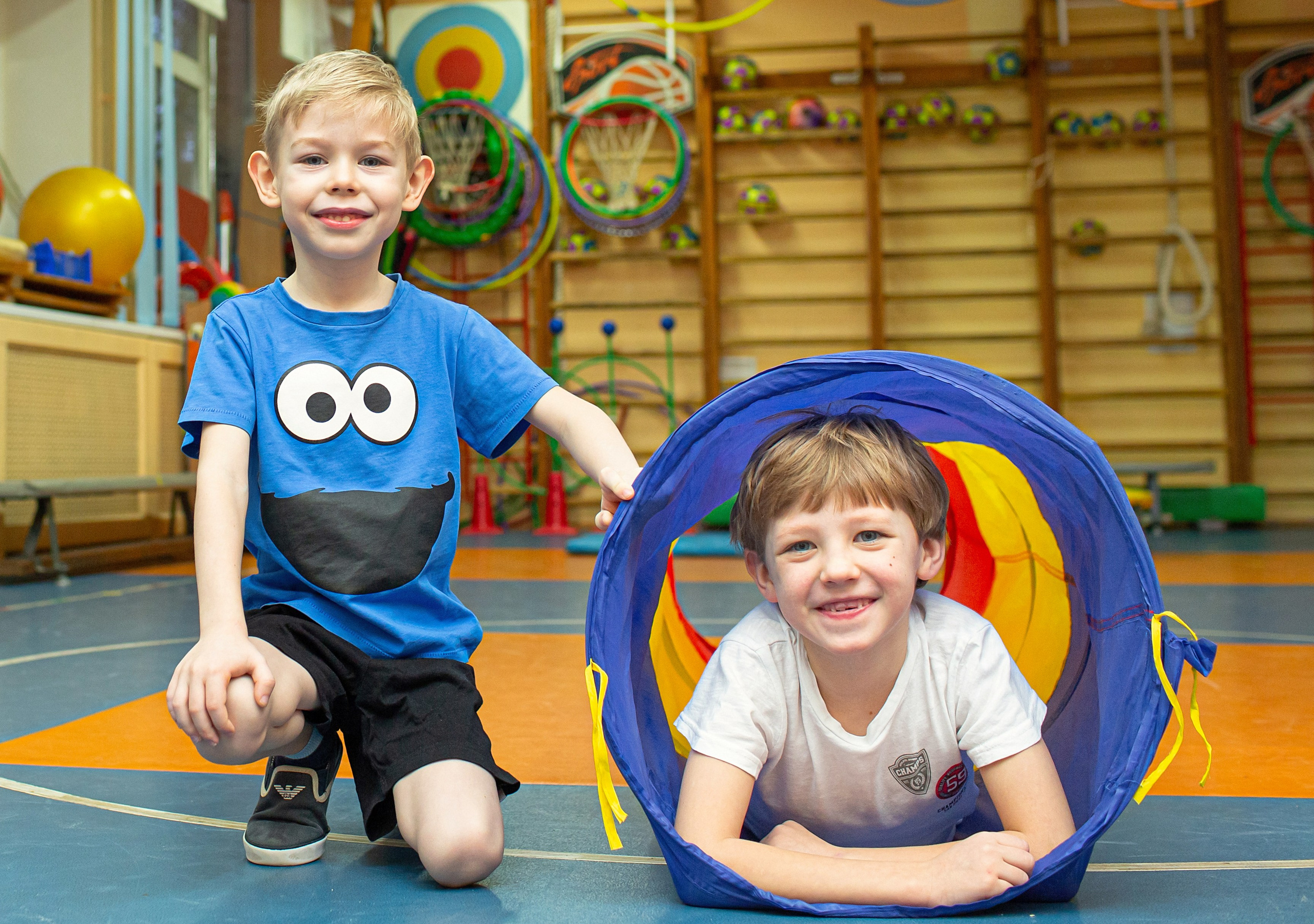 Физкультура в детском саду. Свадебный, семейный, детский фотограф в Санкт-Петербурге