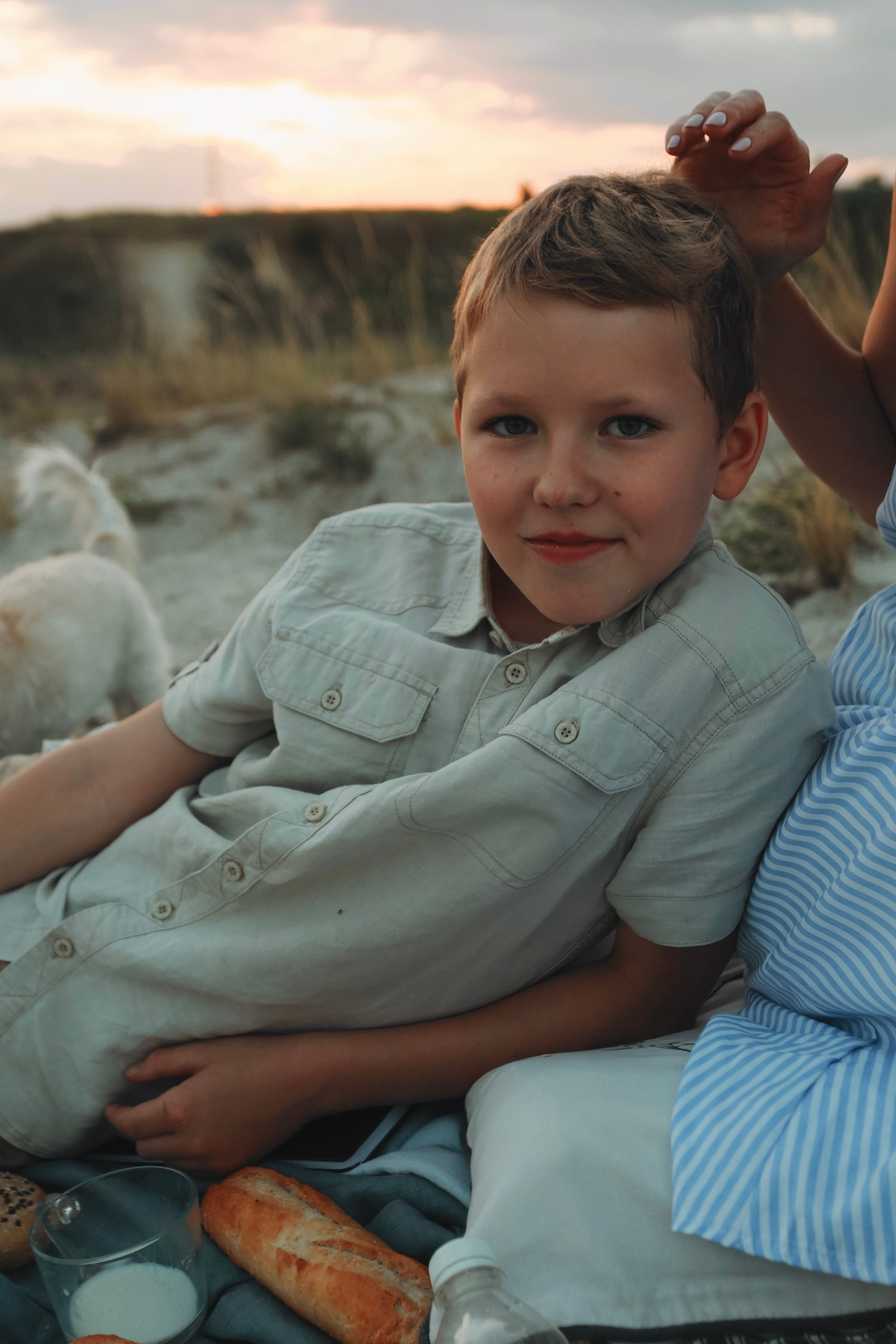 Пикник мамы Жени, Артема и Ксюши. Детский фотограф, Волгоград