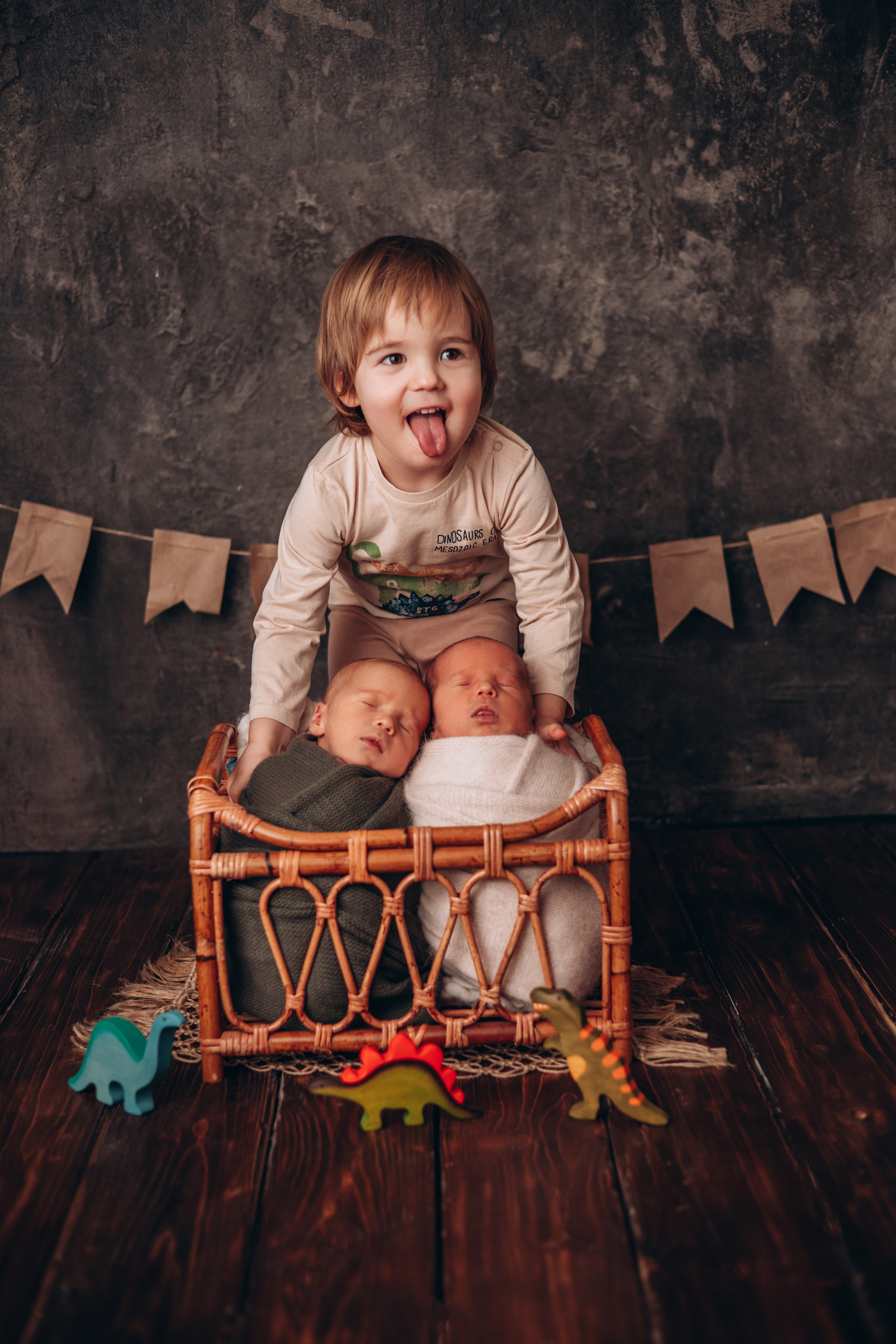 Двойня. Фотограф новорожденных и детский фотограф в Новосибирске