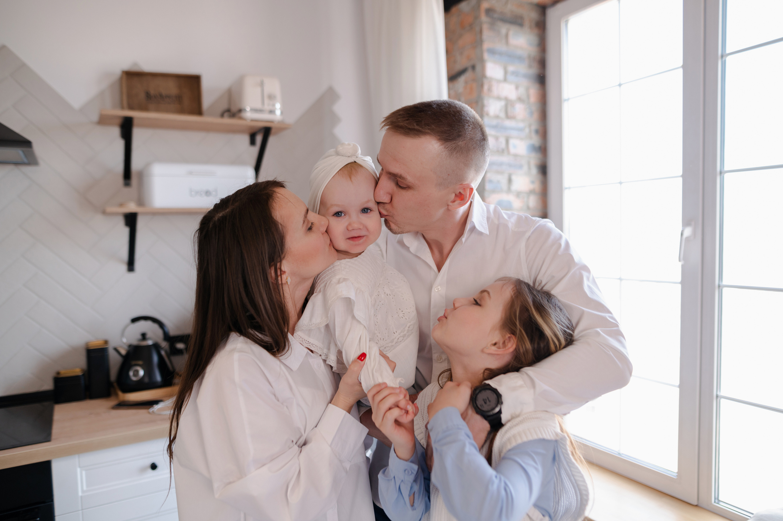 Семейная съёмка в студии. Фотограф в Абакане и Минусинске