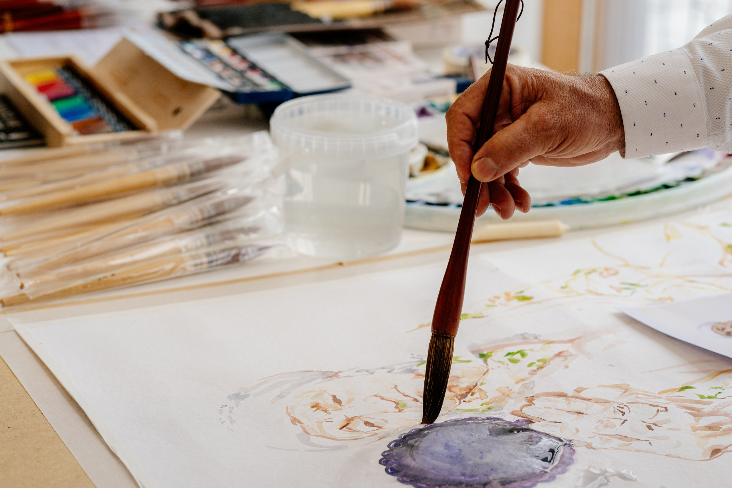 Фестиваль акварели «Течение времени». Репортажный фотограф в Астане — Диана Калтаева, портретный фотограф