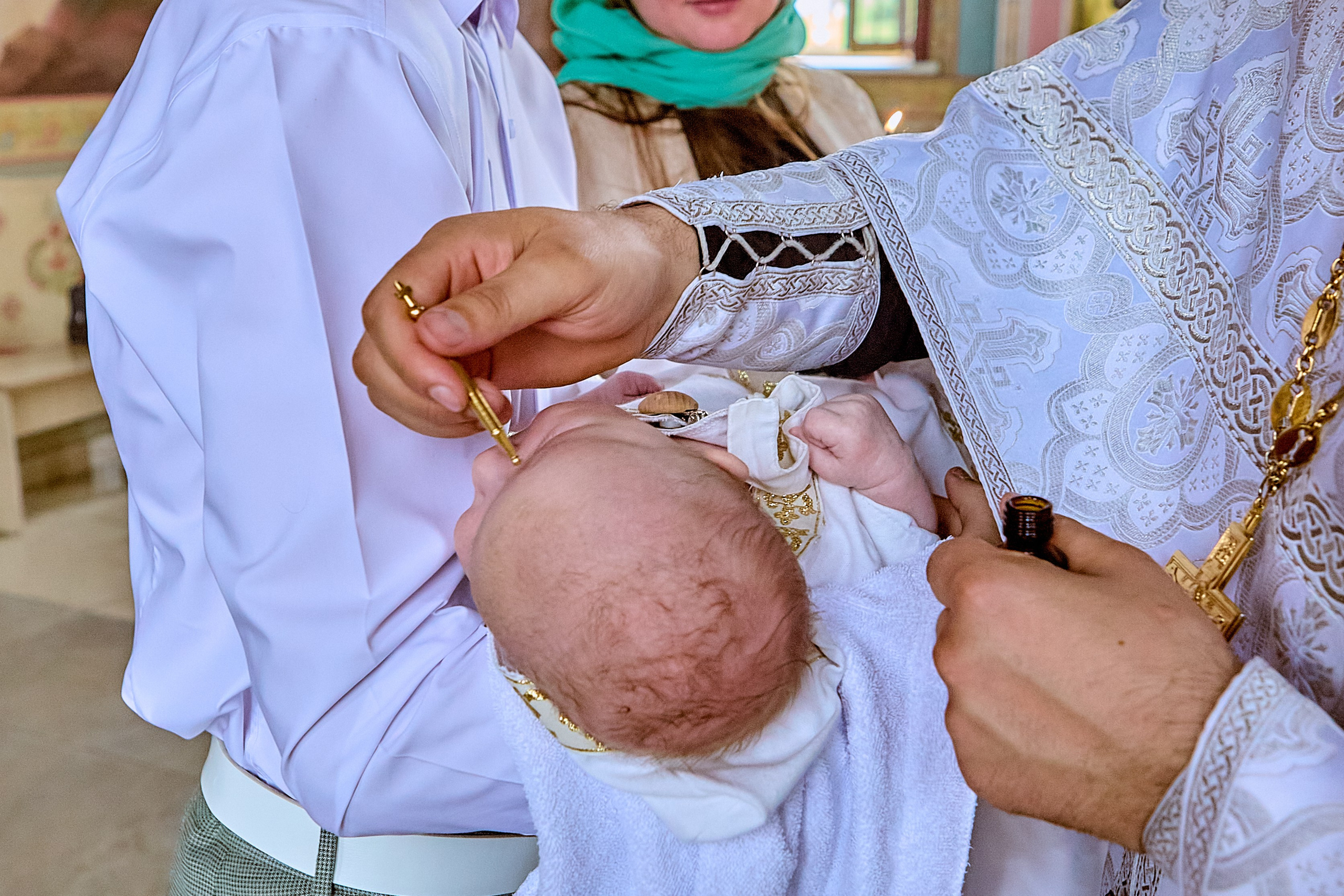 Таинство Крещения младенца Марка