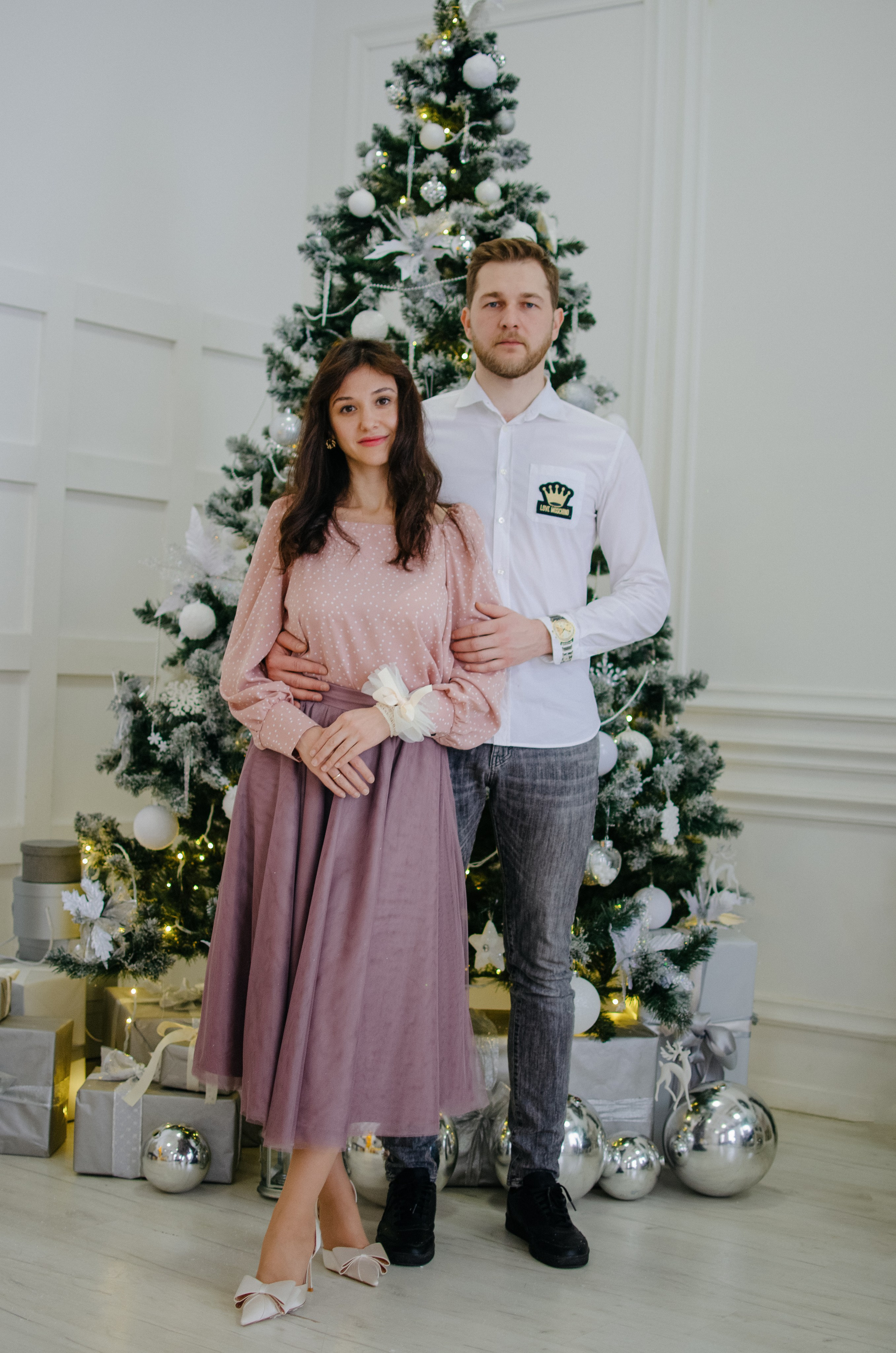 Семейная новогодняя фотосессия