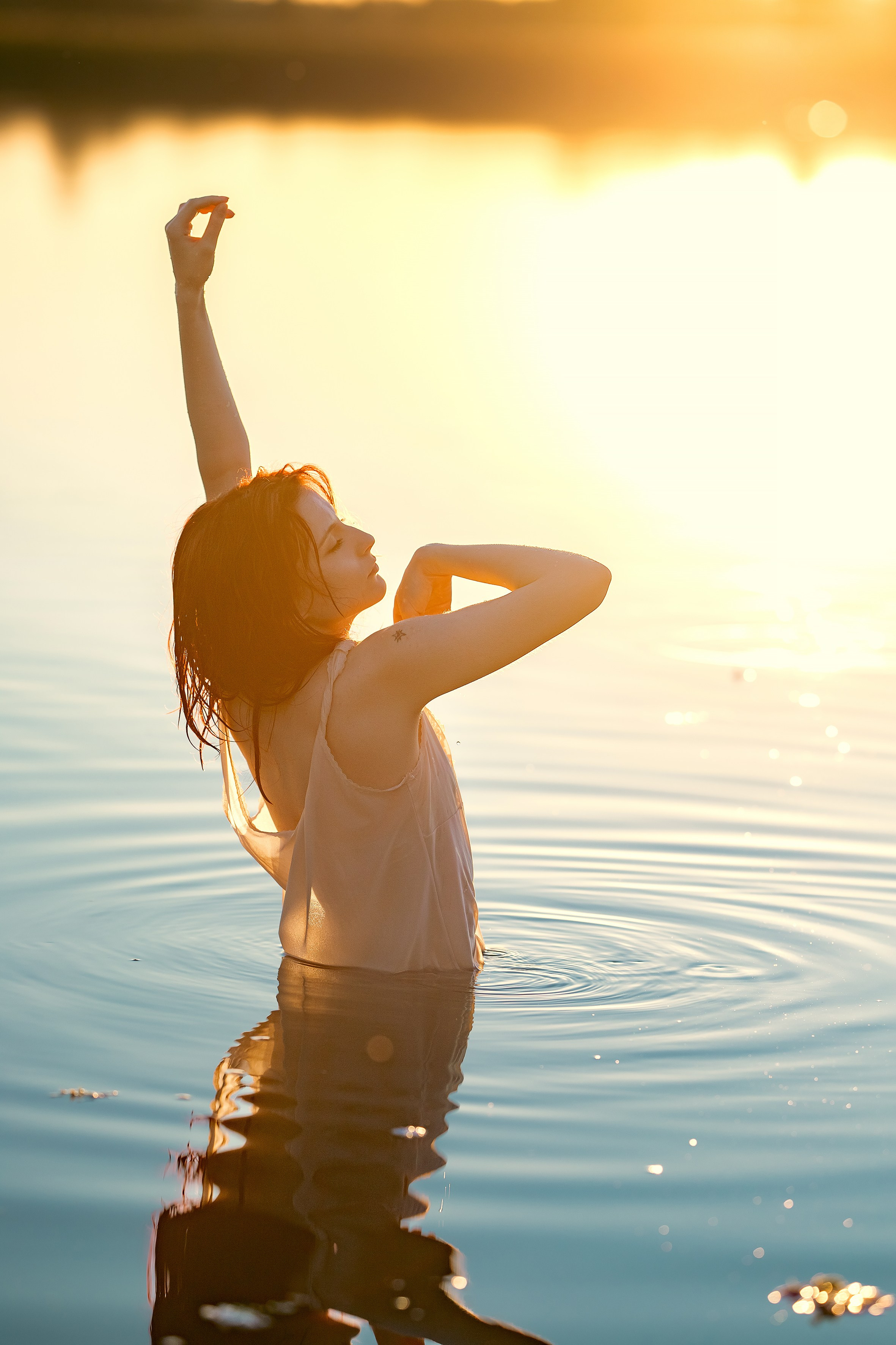 Творческая съемка на озере. Фотограф Минск Елена Украинец