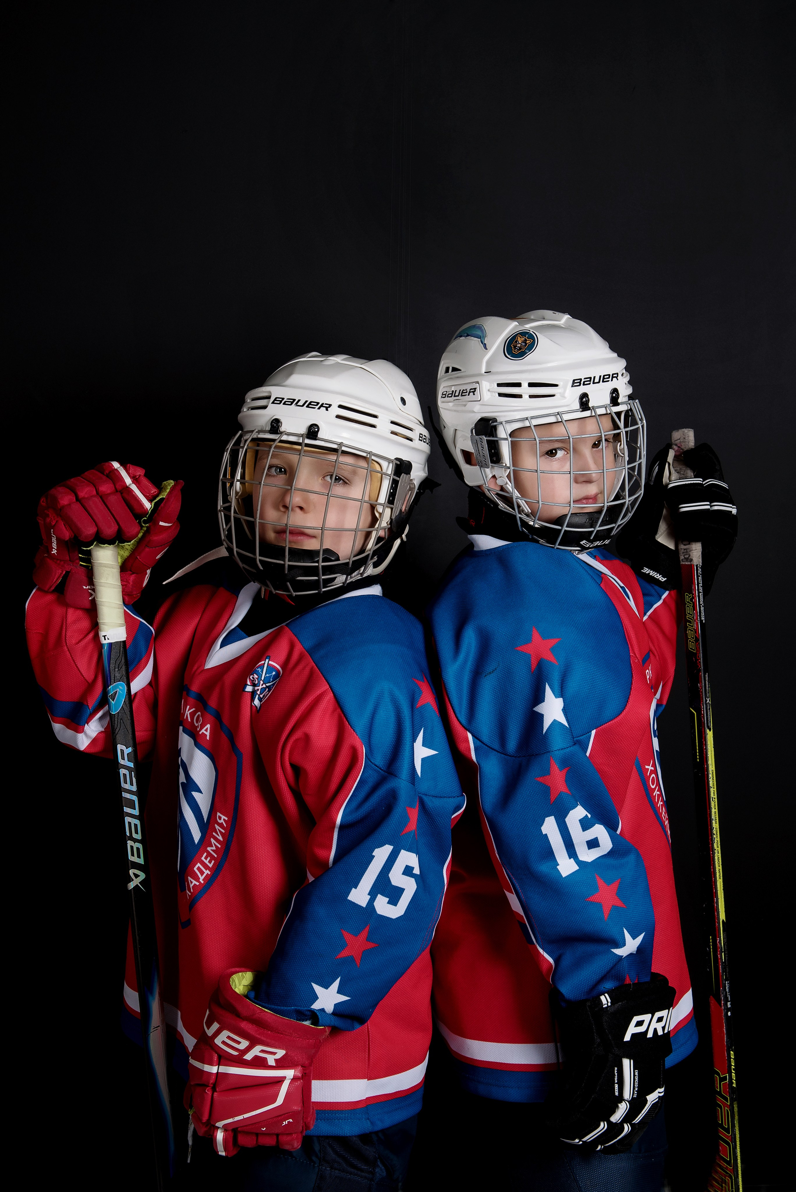 Хоккей — Гимнастика групповая съемка. Детский фотограф в Долгопрудном и Москве