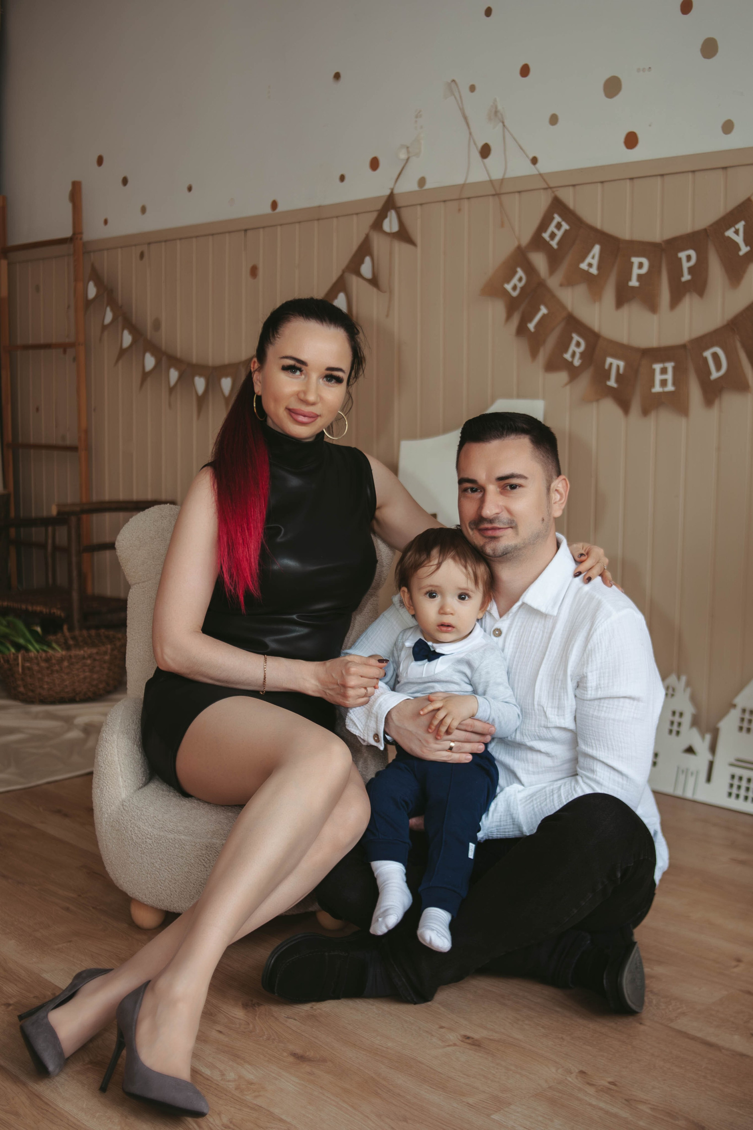 Ваня и родители. Семейный фотограф Гульцовская Екатерина