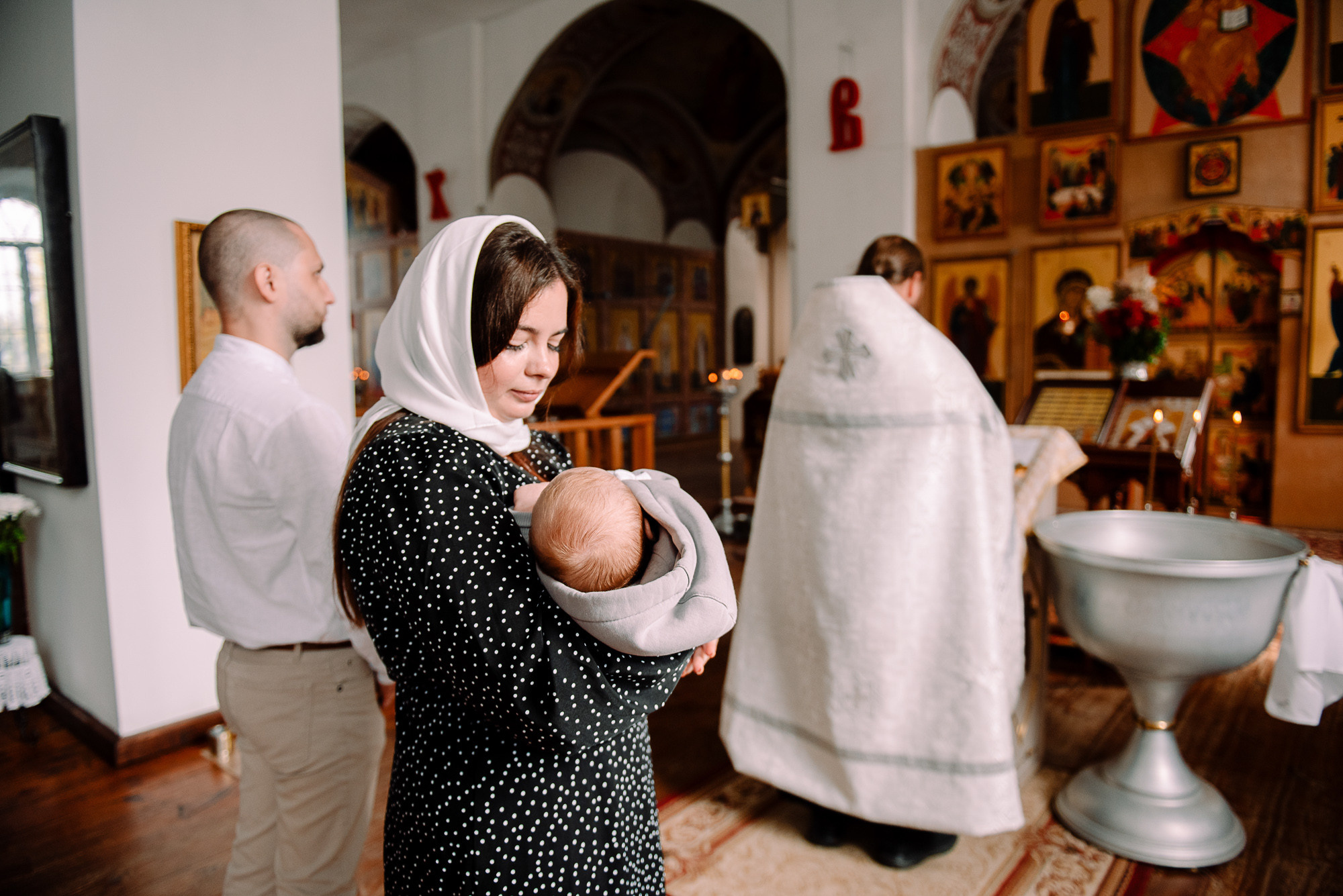 Крещение Марка. Семейный и свадебный фотограф в Рязани Лиза Голованова
