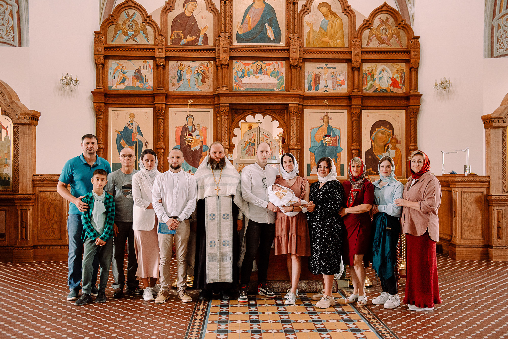 Крещение Марка. Семейный и свадебный фотограф в Рязани Лиза Голованова