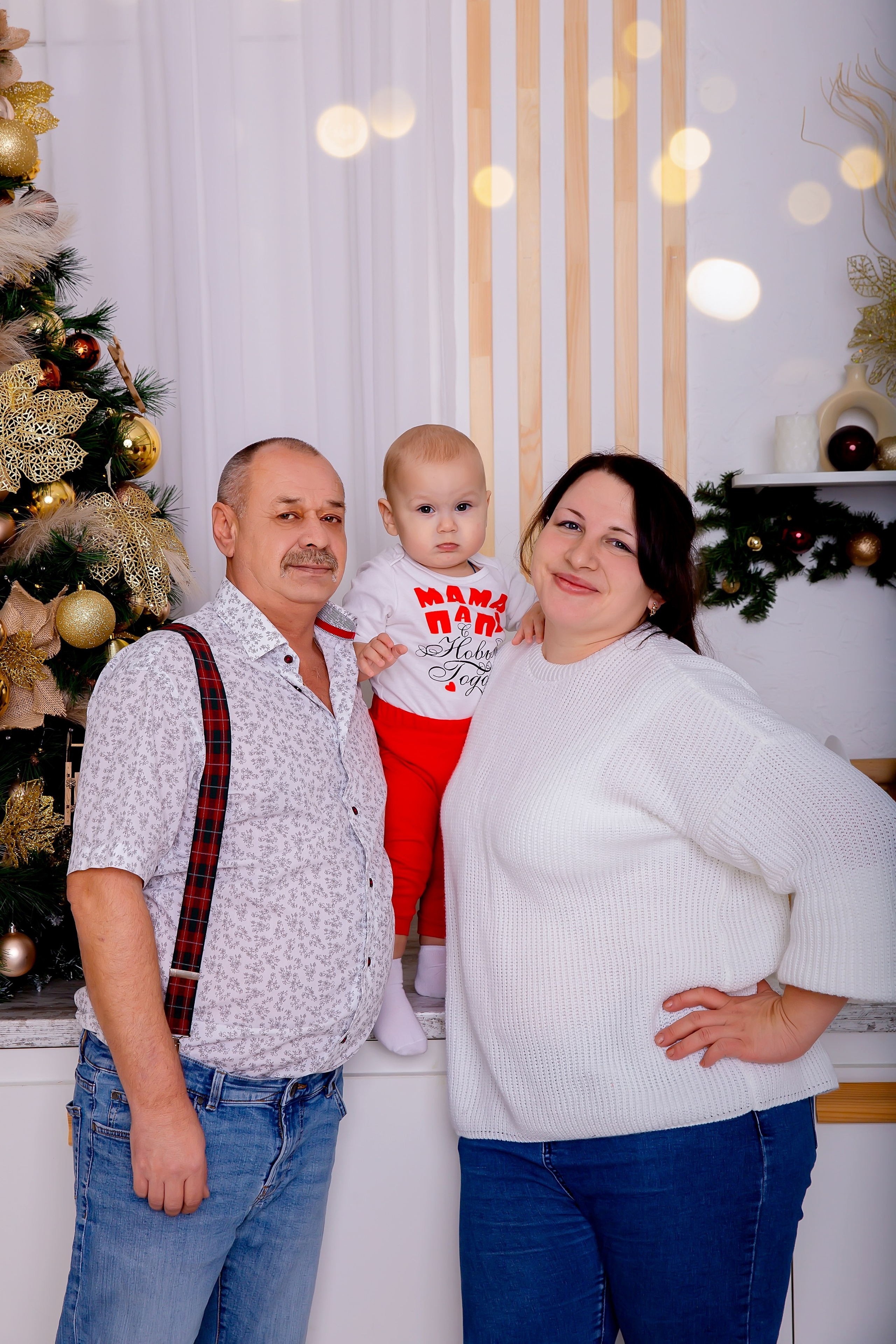 Новогодняя семьей. Школьный и детский фотограф Старожилово