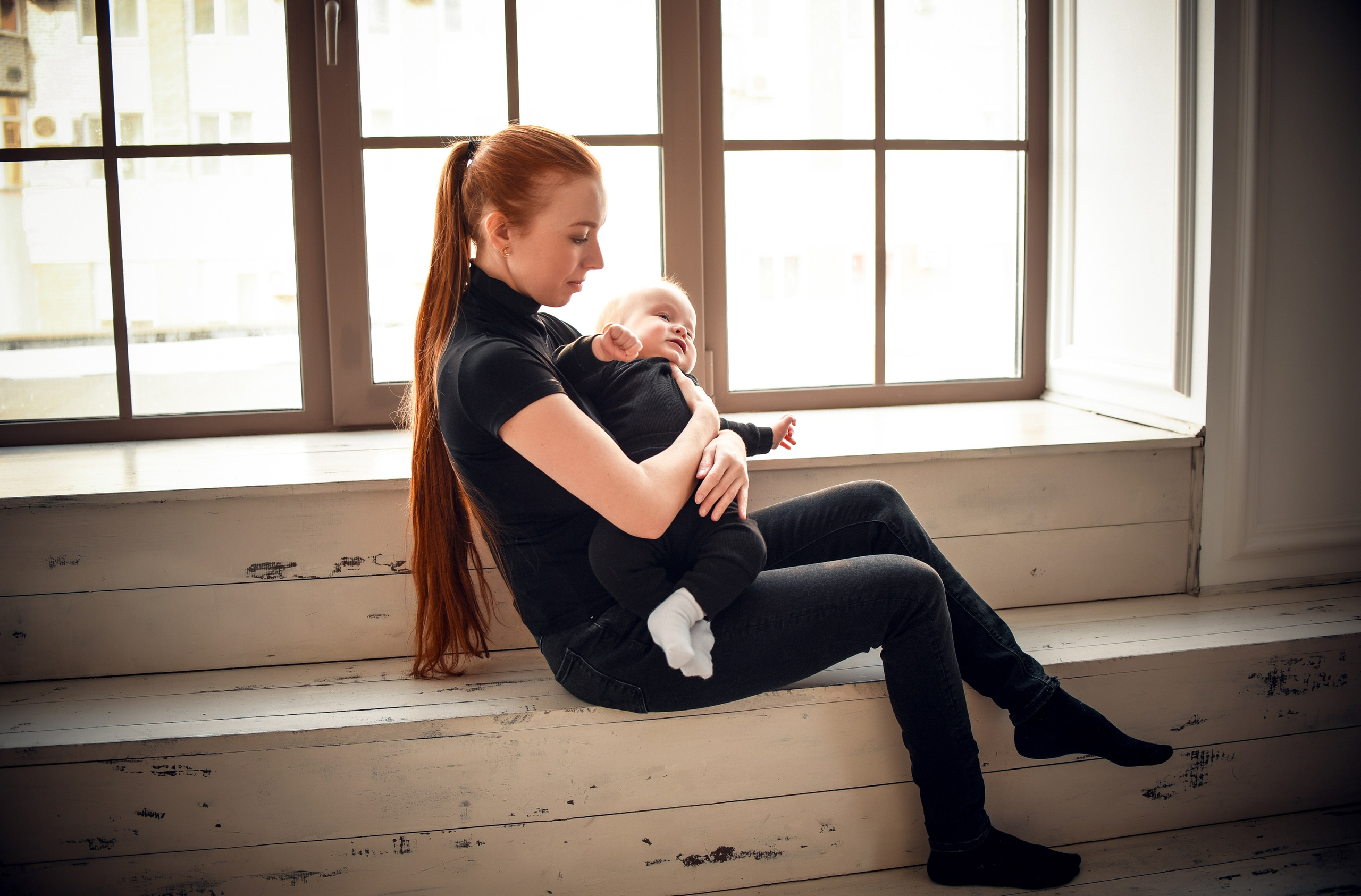 Семейная студийная фотосессия 3. Свадебный, семейный, детский, контент фотограф в Омске Максим Ильин