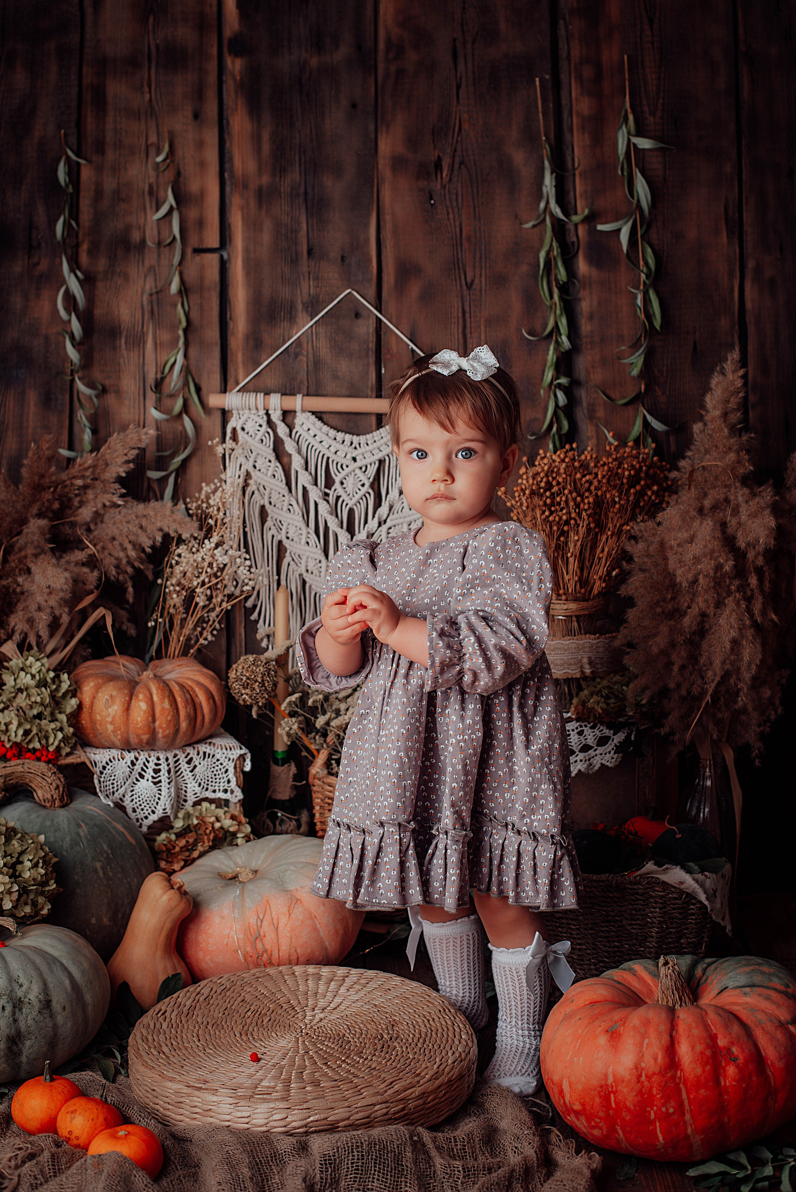 Тыквенный фотопроект. Семейный и детский фотограф новорожденных Ульяновск